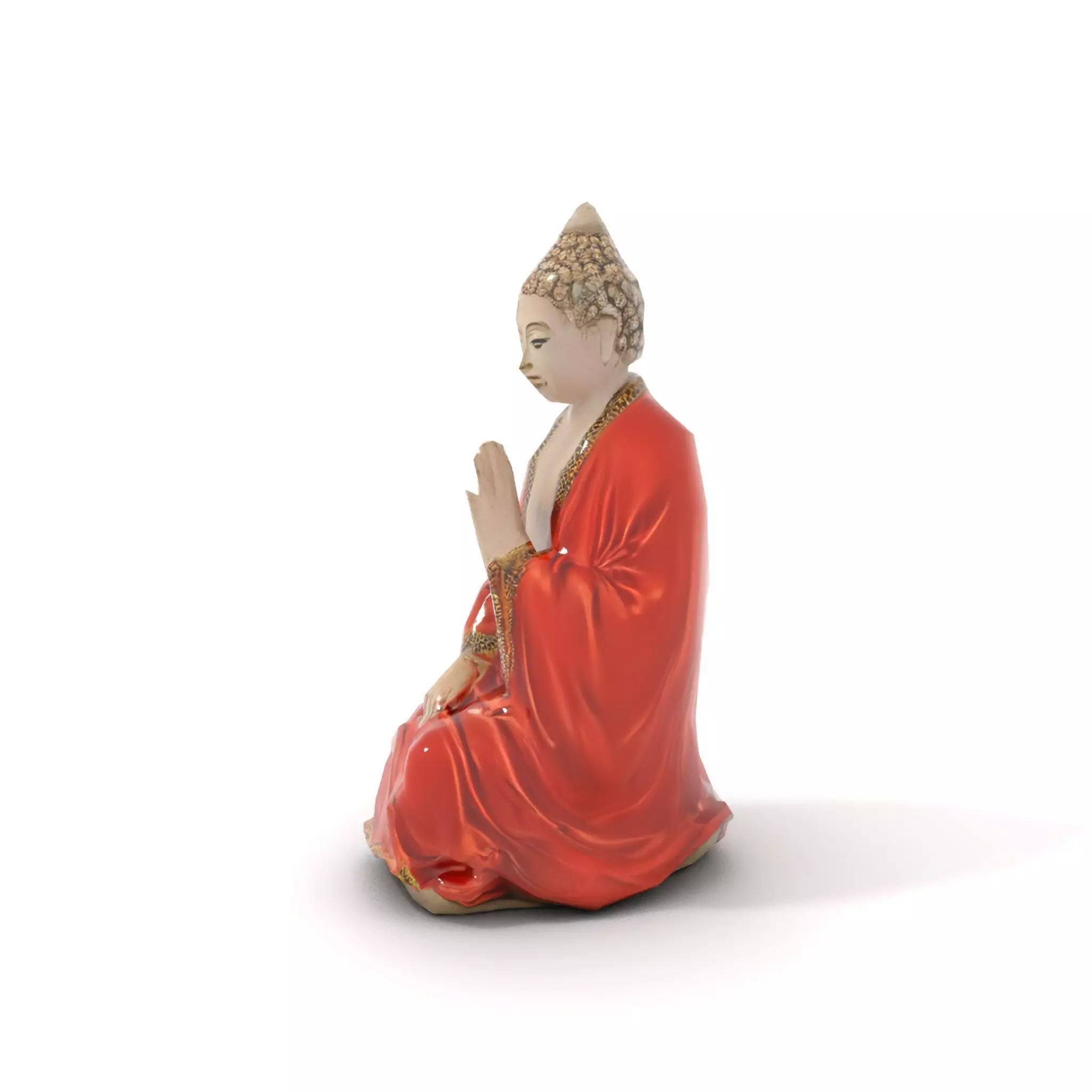 Buddha Serenity Statue model pack Low-poly 3D model_19