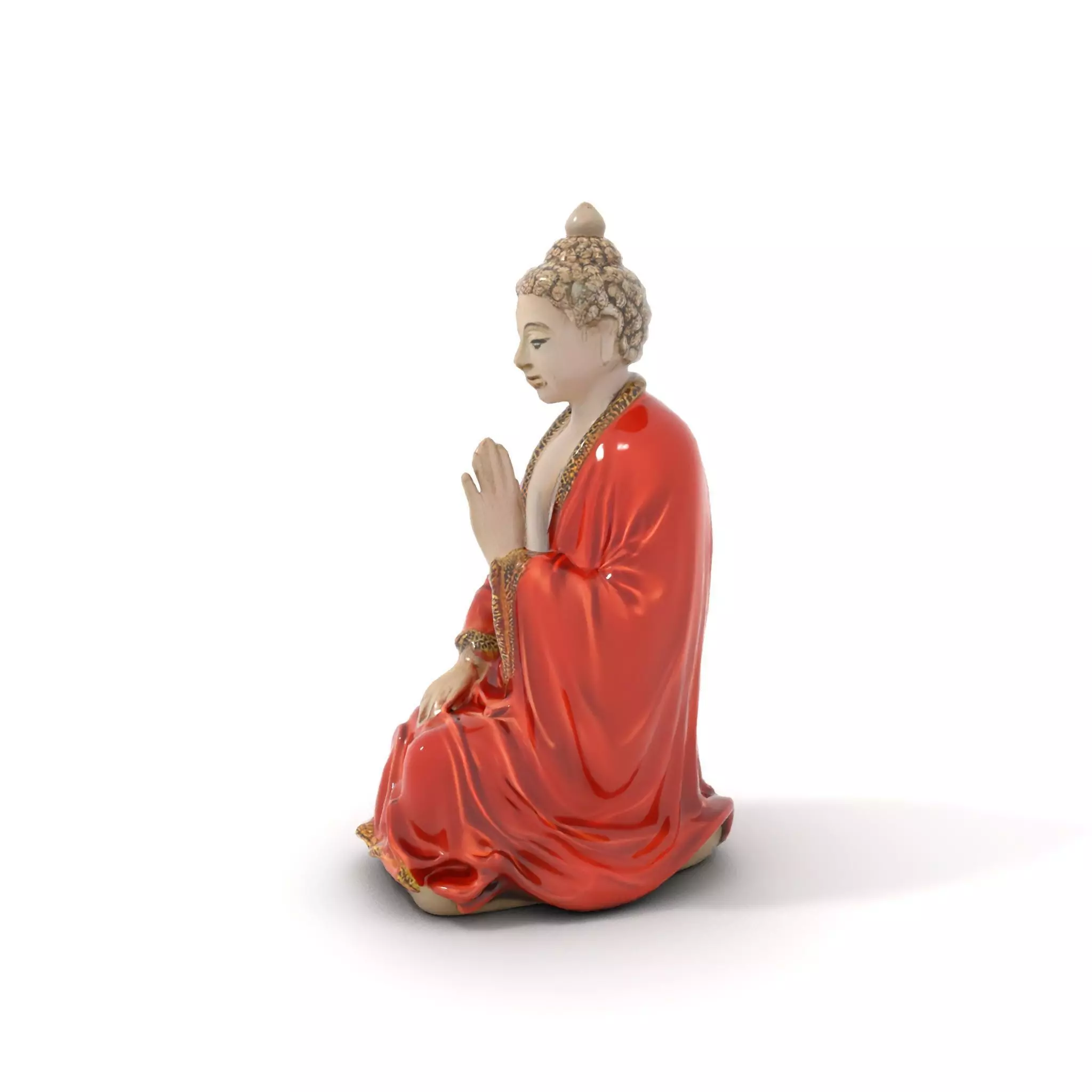 Buddha Serenity Statue model pack Low-poly 3D model_21