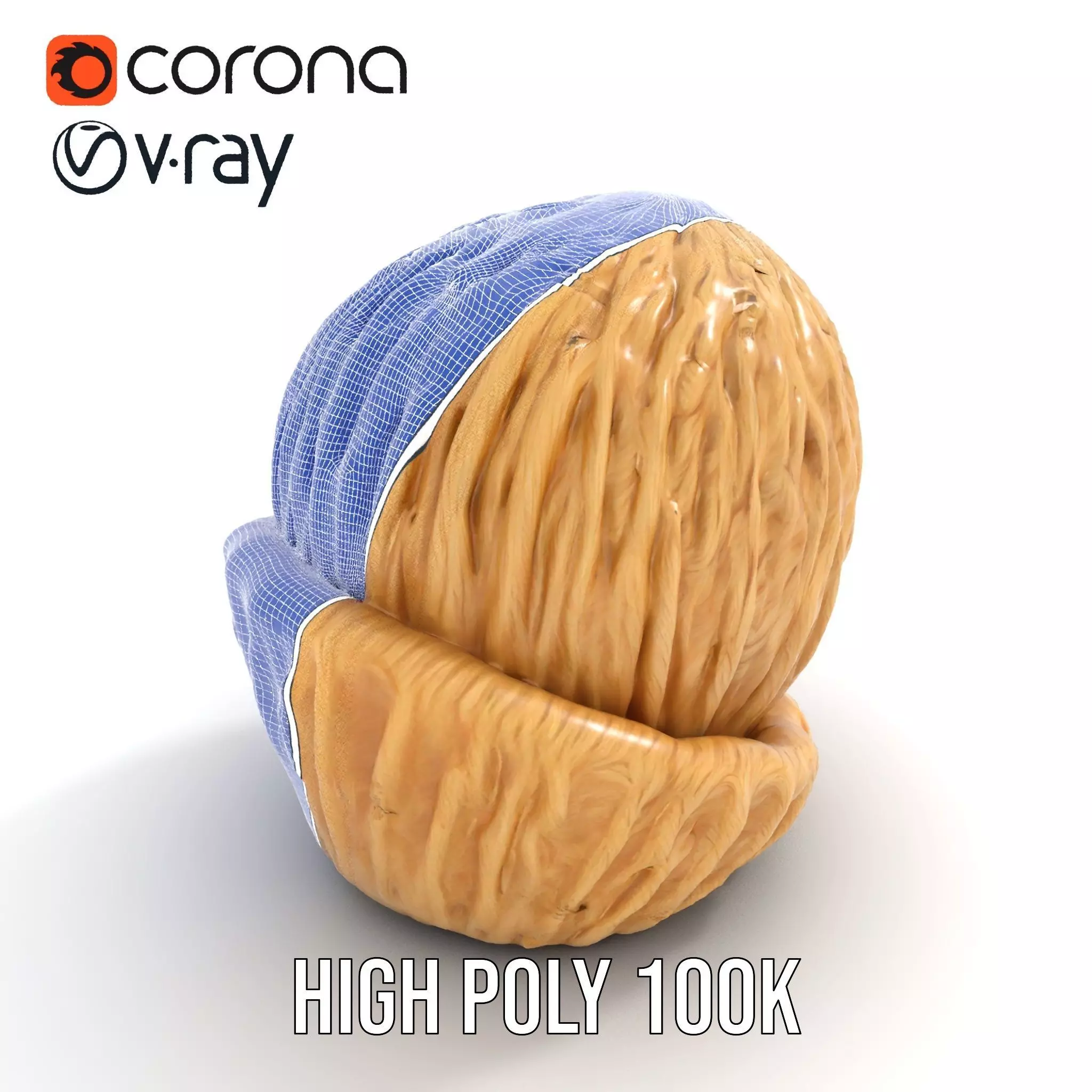 Cream Knit Beanie model pack Texture_34