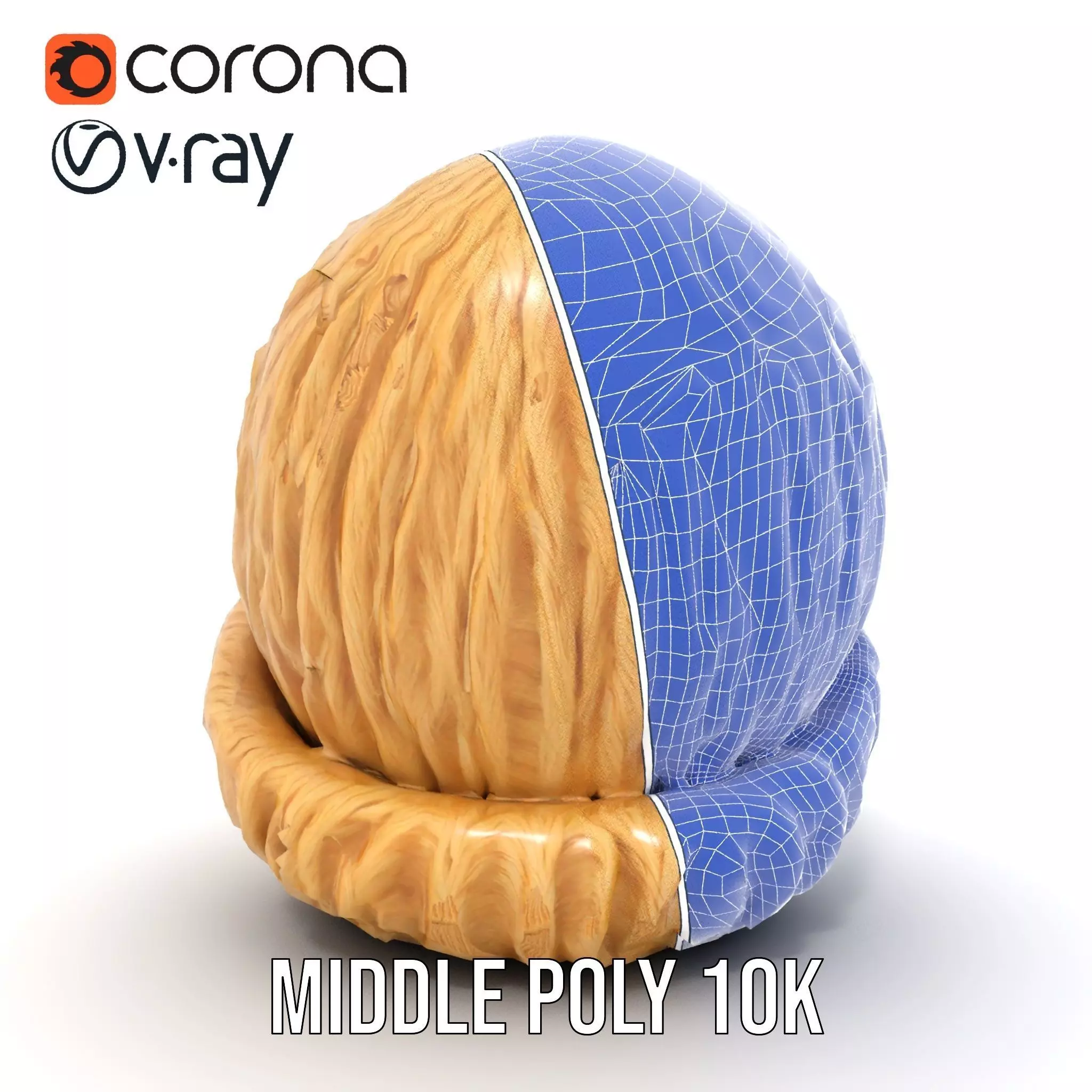 Cream Knit Beanie model pack Texture_30