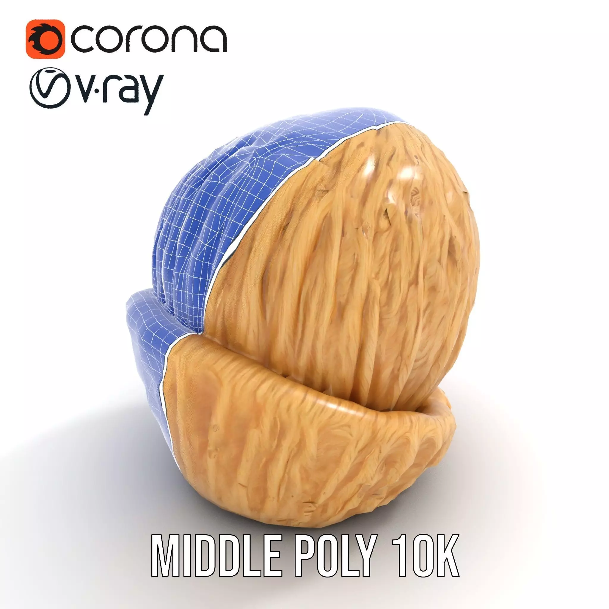 Cream Knit Beanie model pack Texture_15