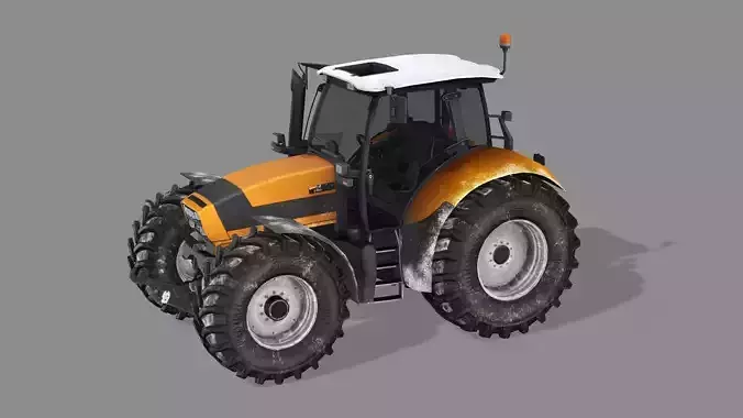Farm Tractor X4 4115M 3D Model