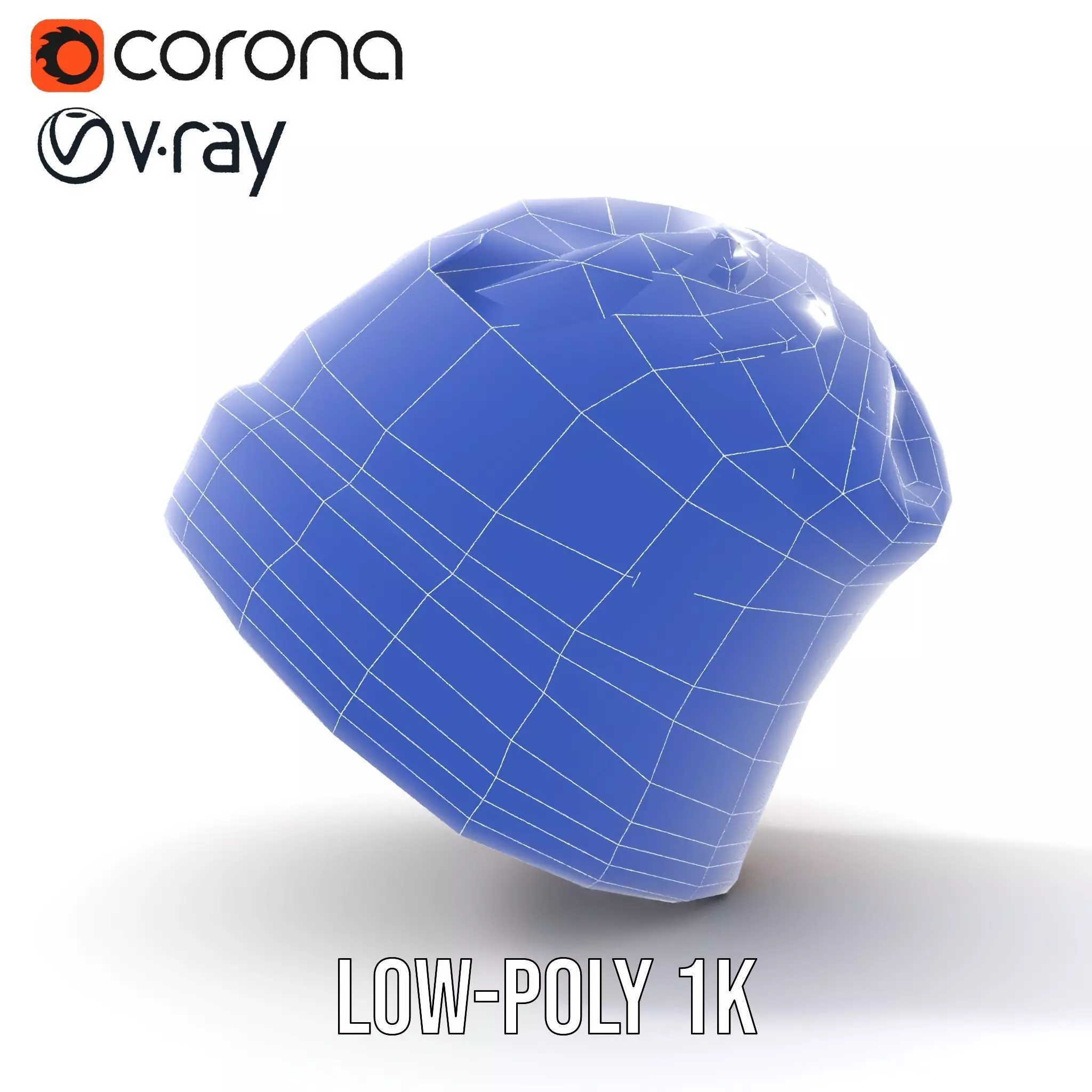 Colorful Knit Beanie model pack Low-poly 3D model_27