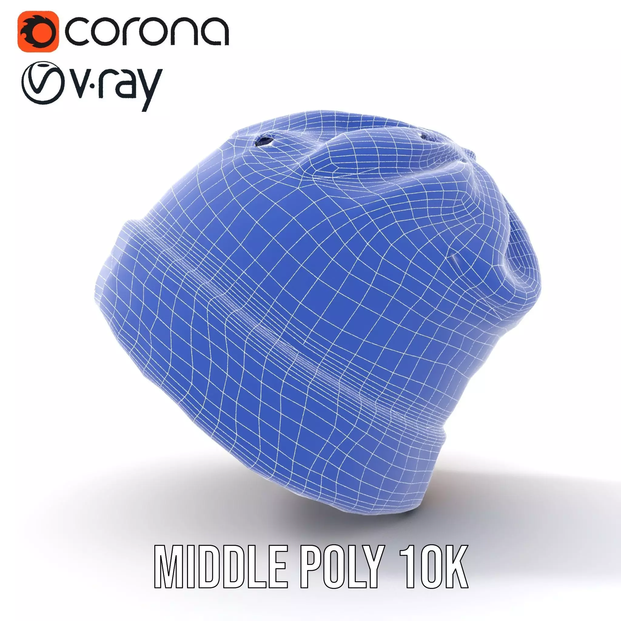 Colorful Knit Beanie model pack Low-poly 3D model_23