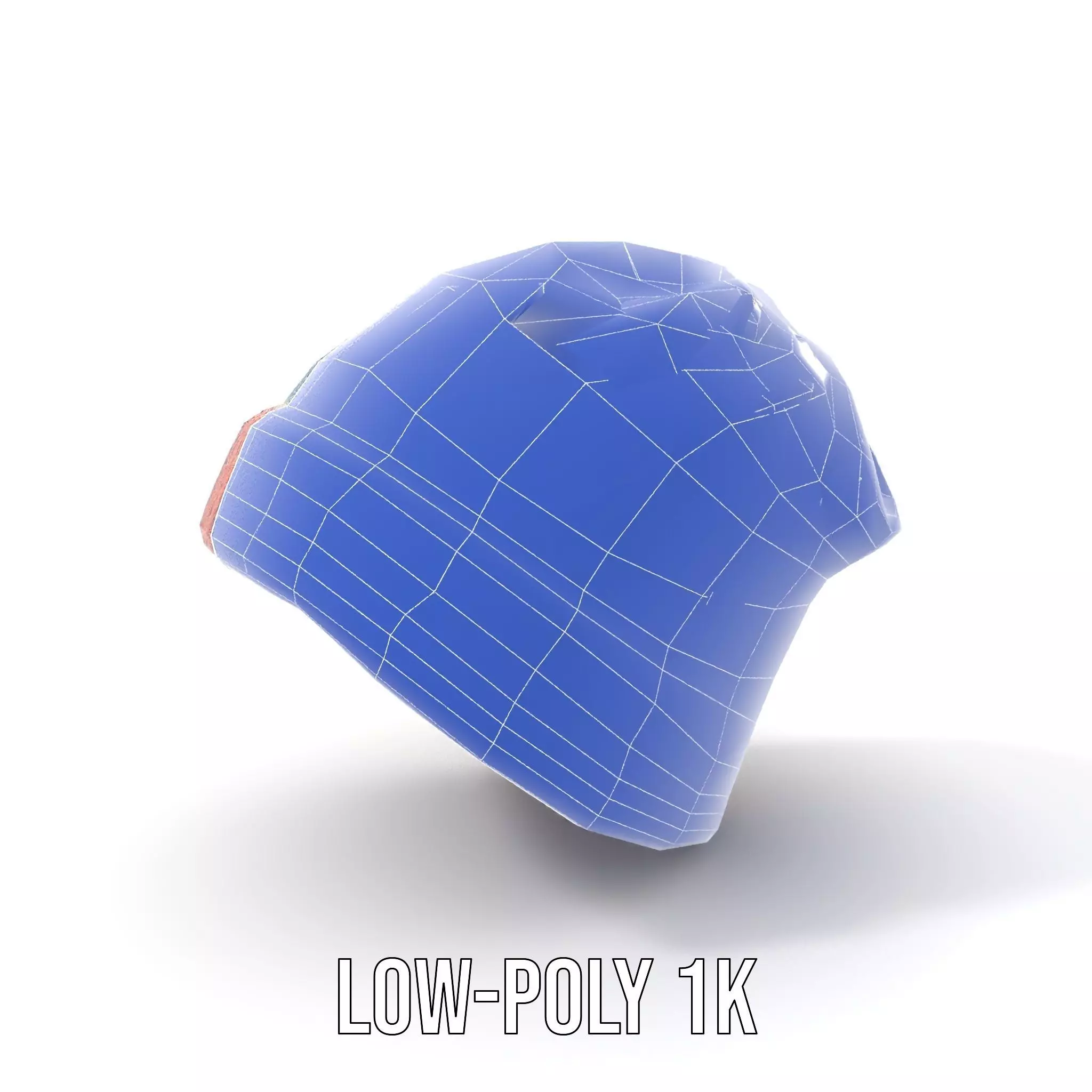 Colorful Knit Beanie model pack Low-poly 3D model_9