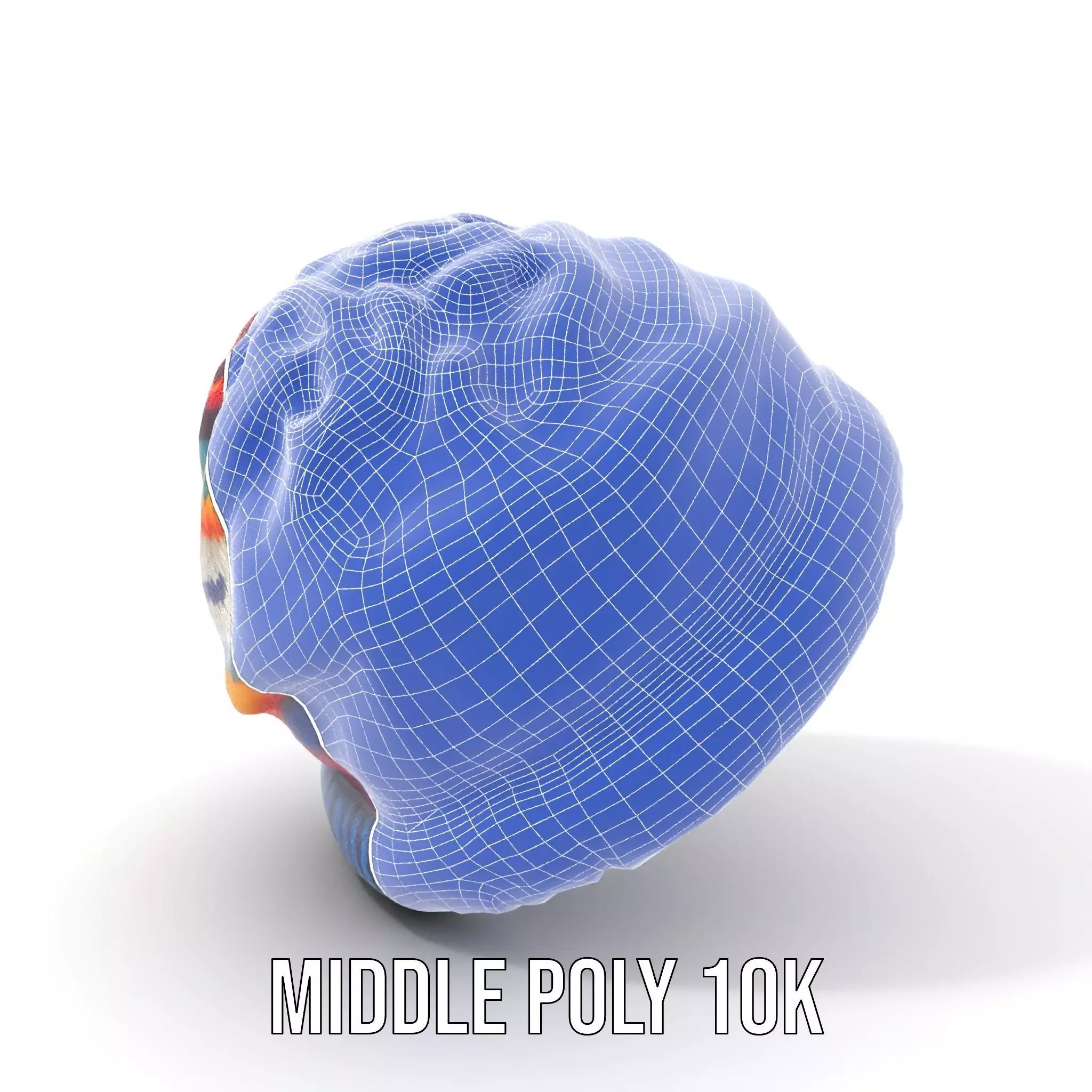Colorful Knit Beanie model pack Low-poly 3D model_13