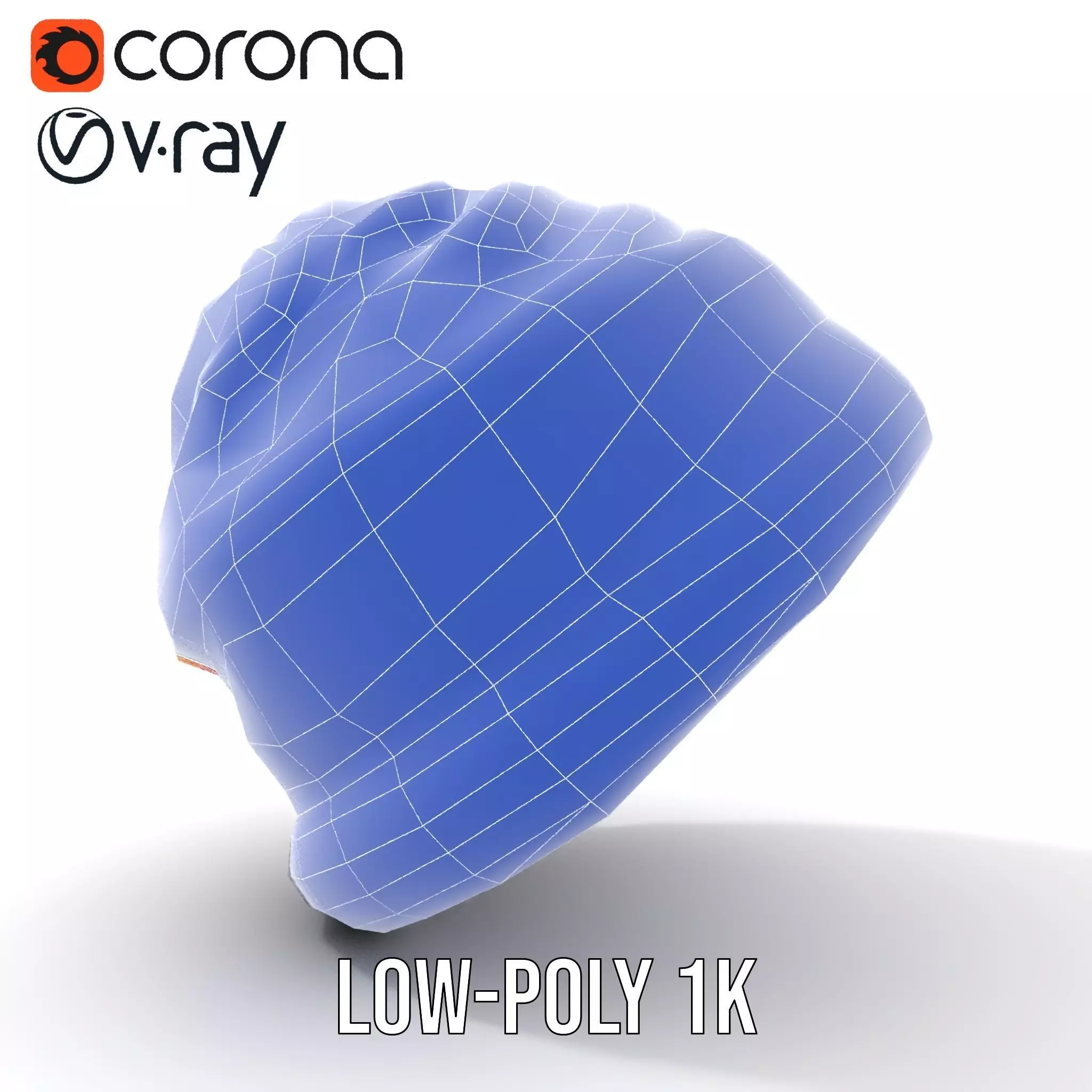 Colorful Knit Beanie model pack Low-poly 3D model_27