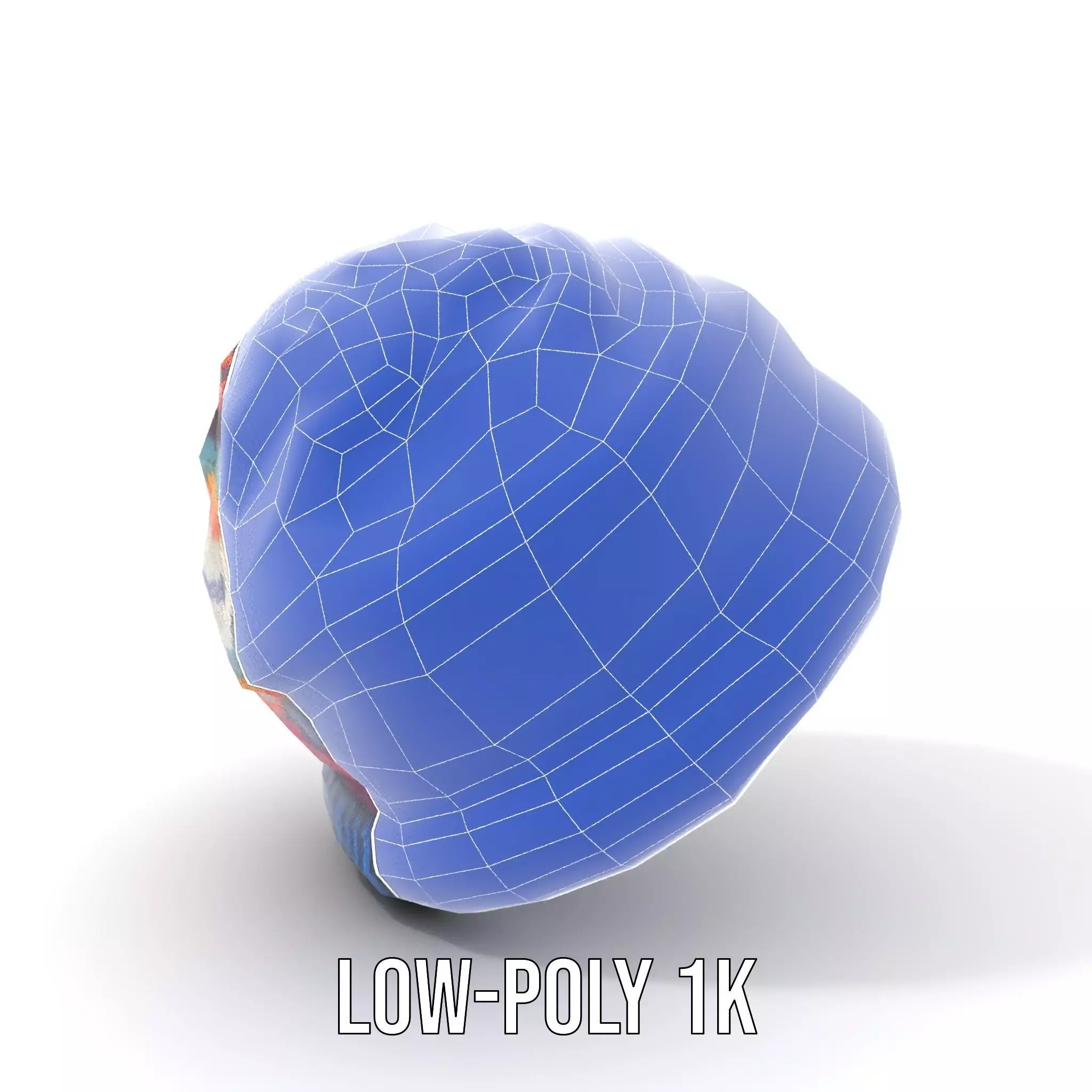 Colorful Knit Beanie model pack Low-poly 3D model_24