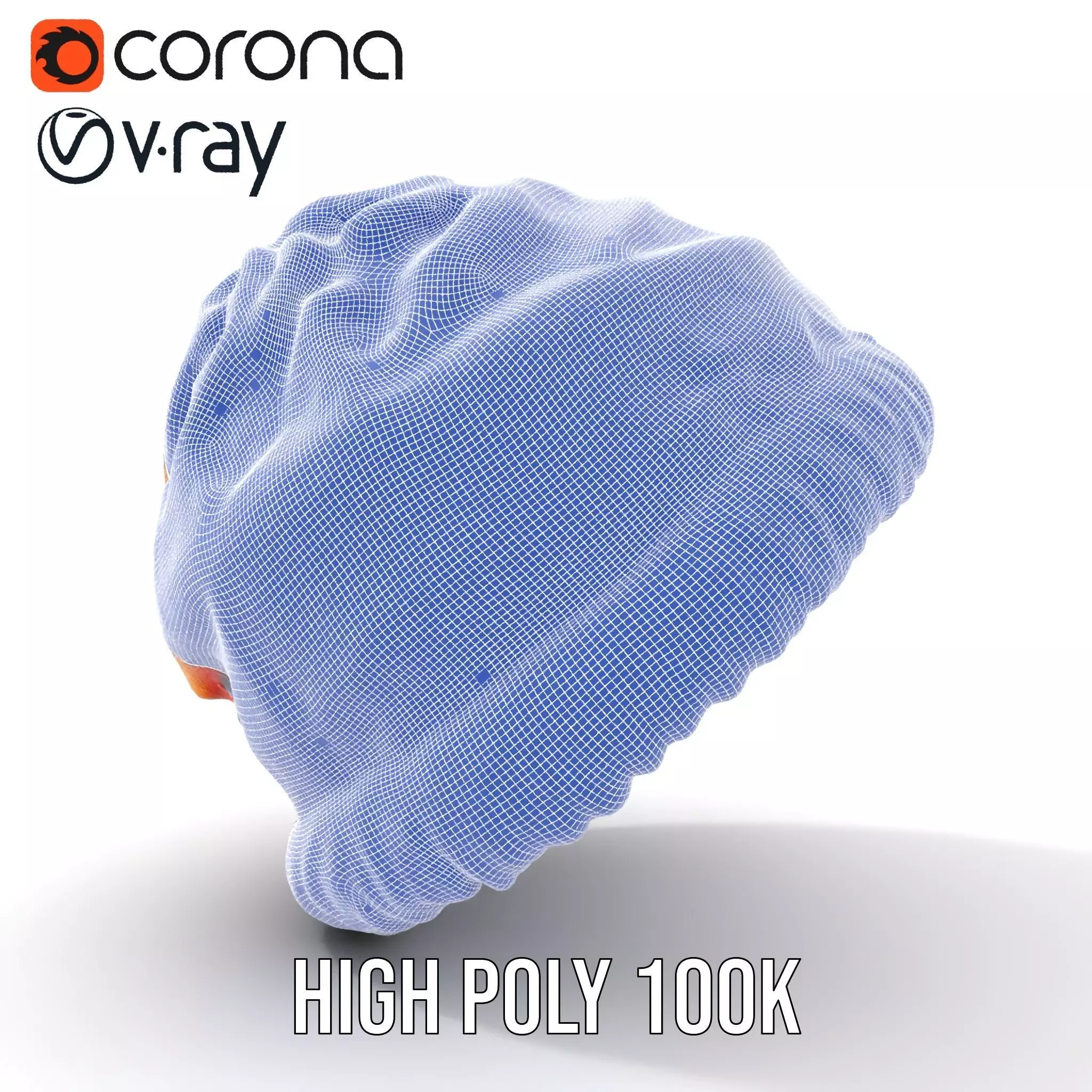 Colorful Knit Beanie model pack Low-poly 3D model_34