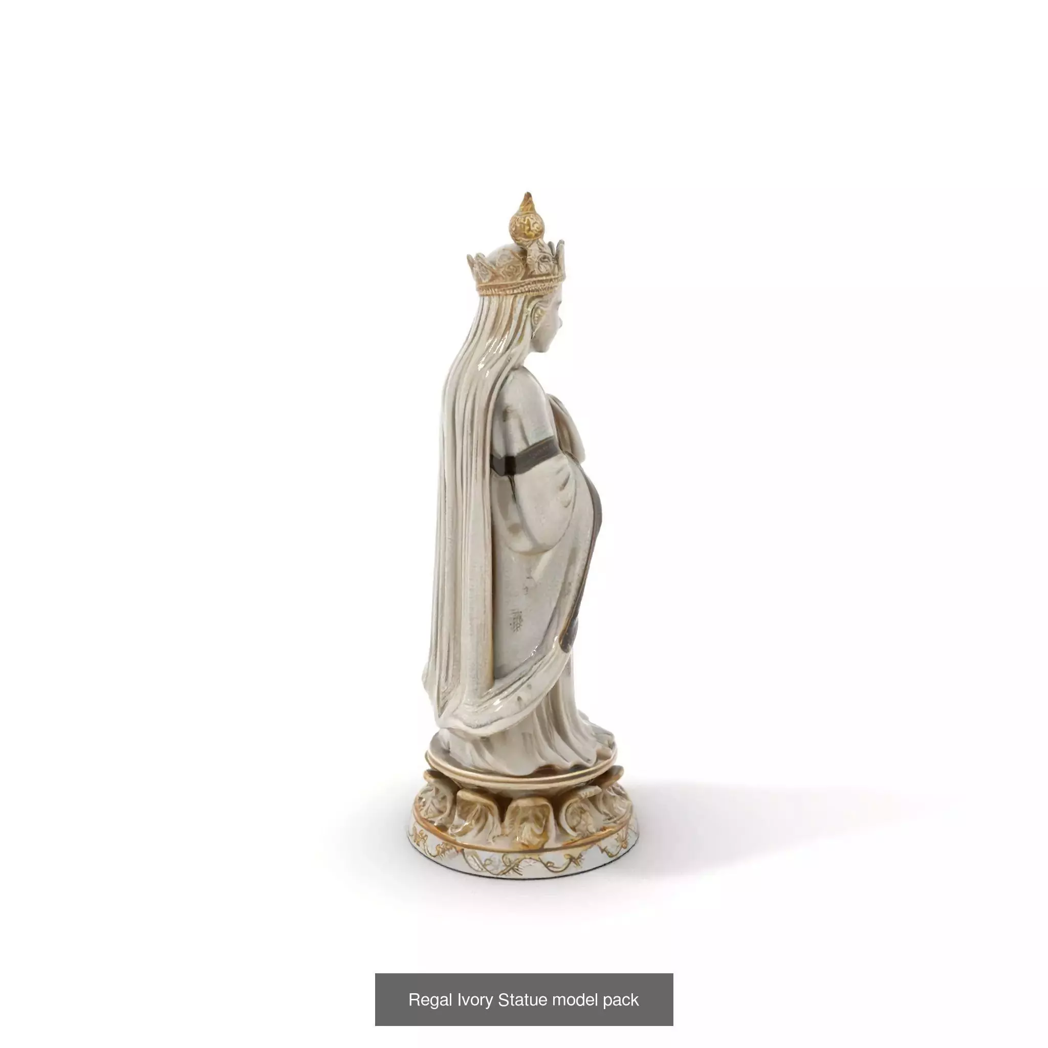 Divine Serenity Statues Pack 3D Model Collection_43