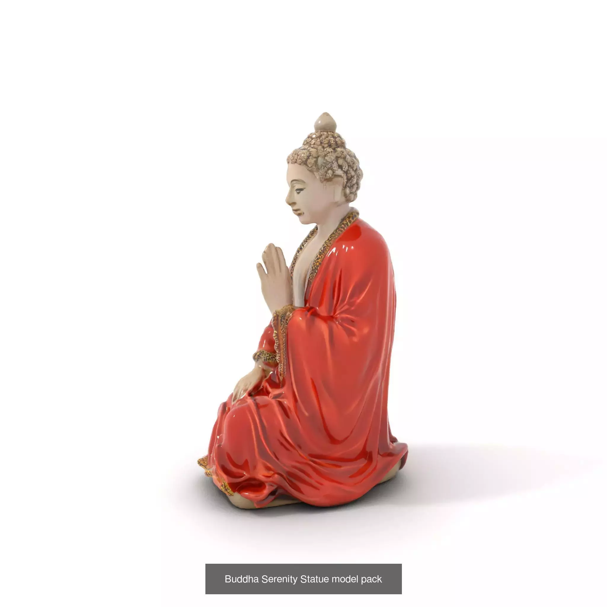 Divine Serenity Statues Pack 3D Model Collection_62