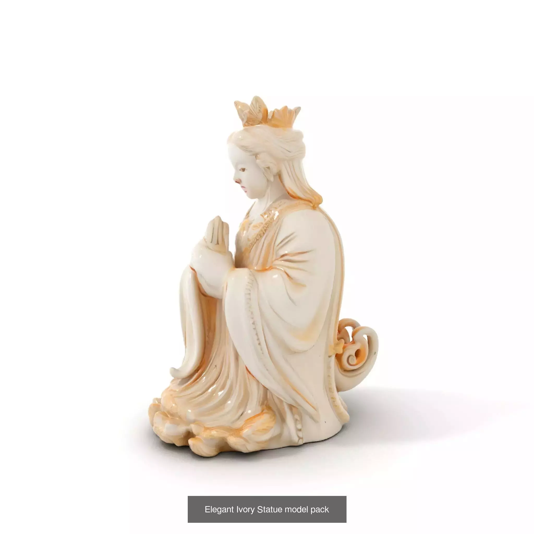 Divine Serenity Statues Pack 3D Model Collection_53