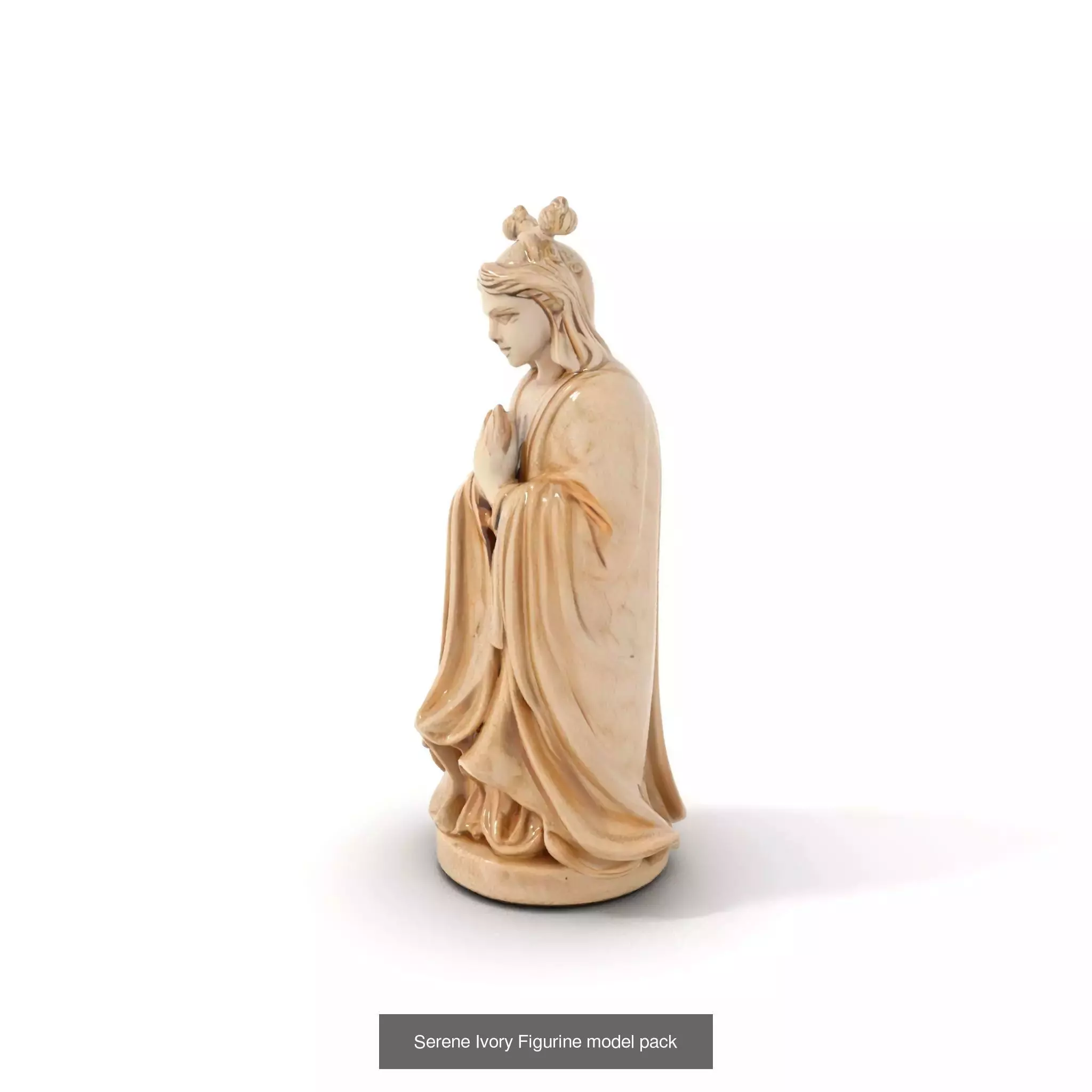 Divine Serenity Statues Pack 3D Model Collection_56