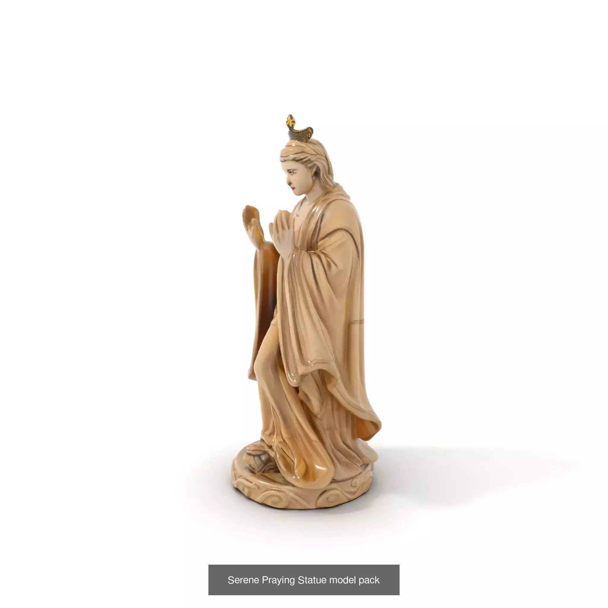 Divine Serenity Statues Pack 3D Model Collection_59