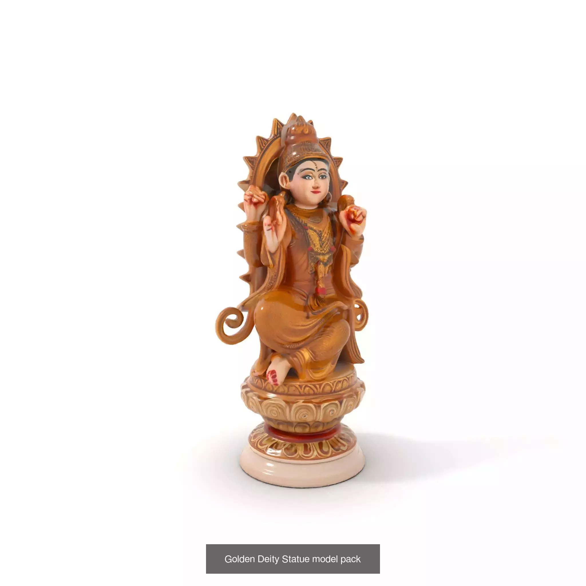 Divine Serenity Statues Pack 3D Model Collection_51