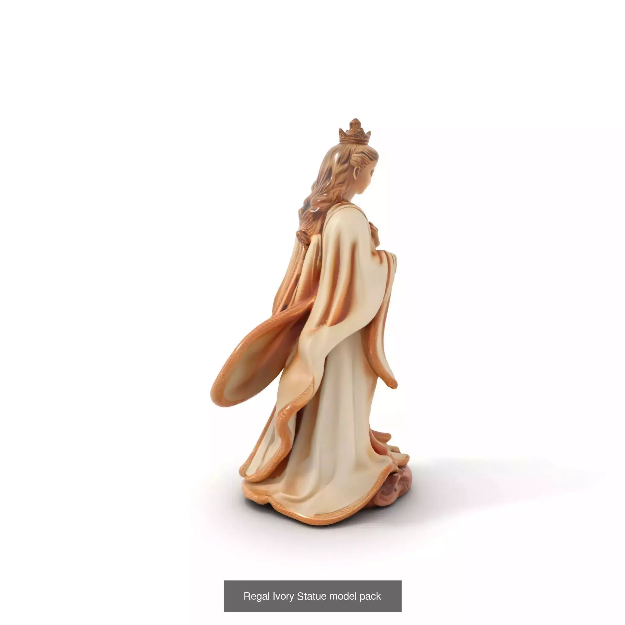 Divine Serenity Statues Pack 3D Model Collection_48