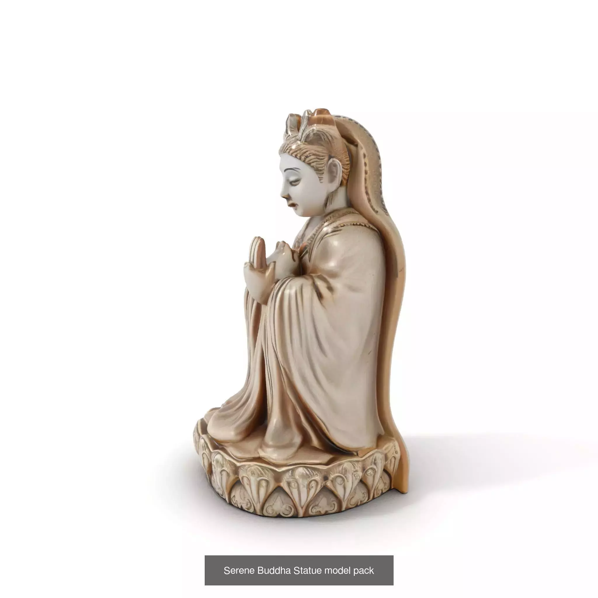 Divine Serenity Statues Pack 3D Model Collection_34