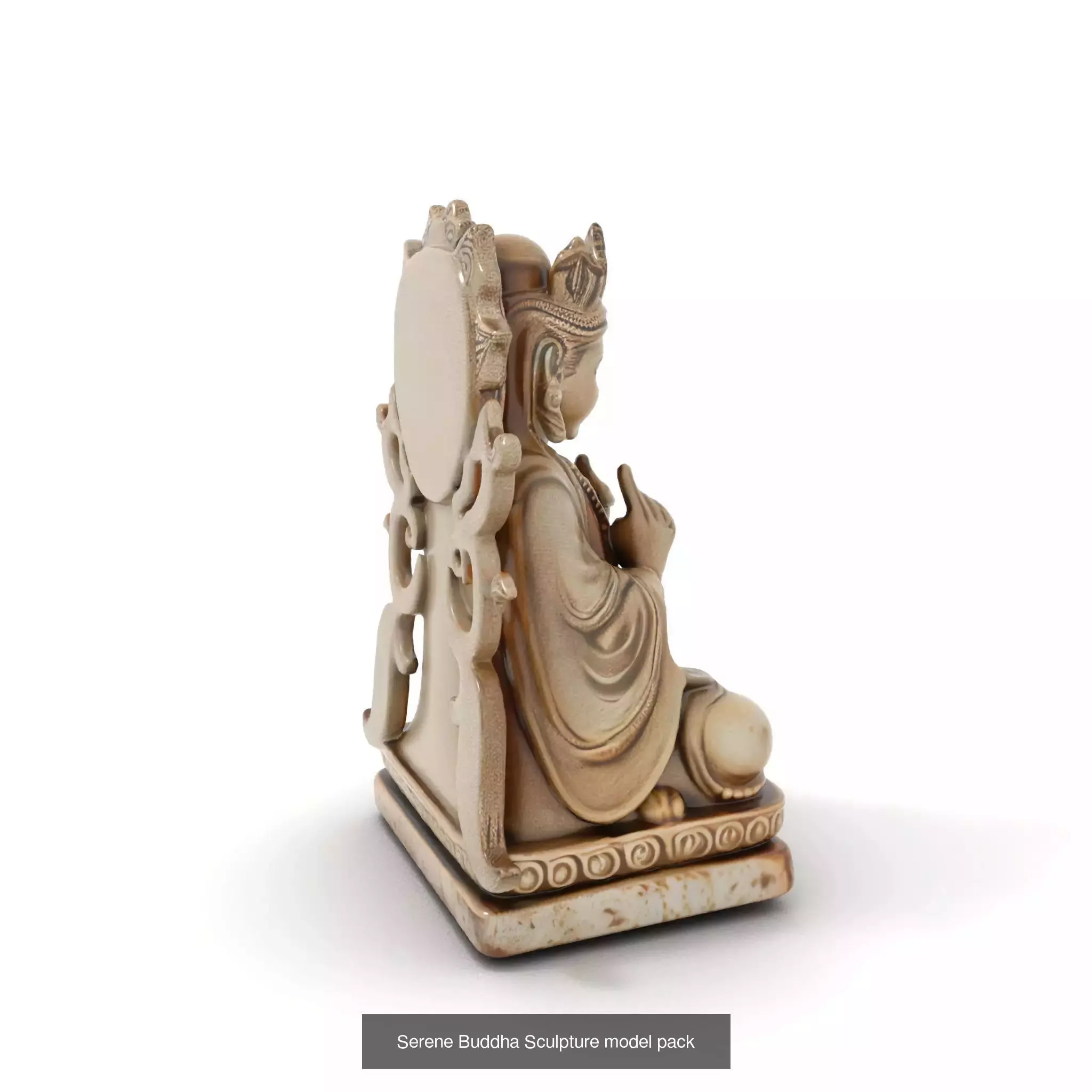 Divine Serenity Statues Pack 3D Model Collection_44