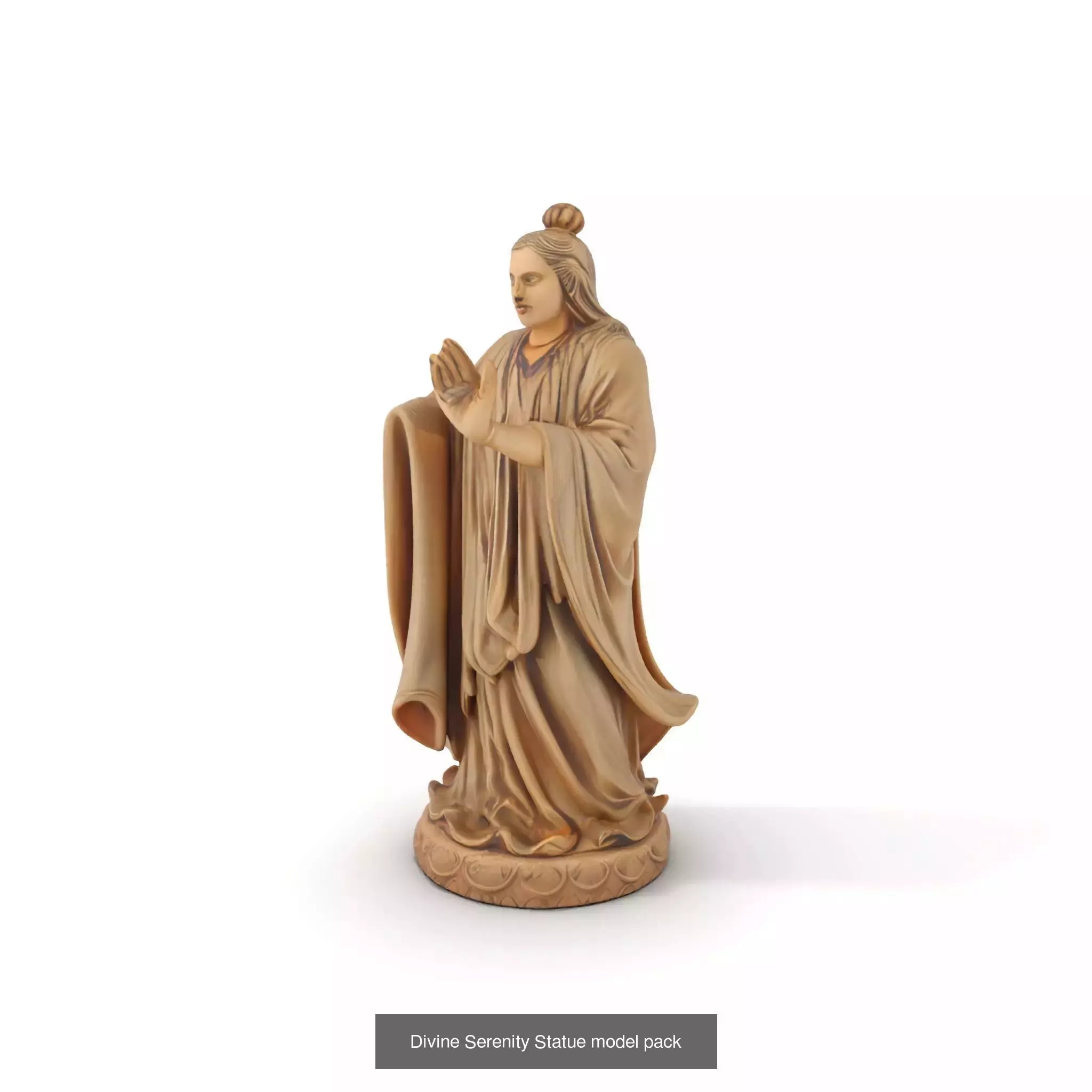 Divine Serenity Statues Pack 3D Model Collection_47