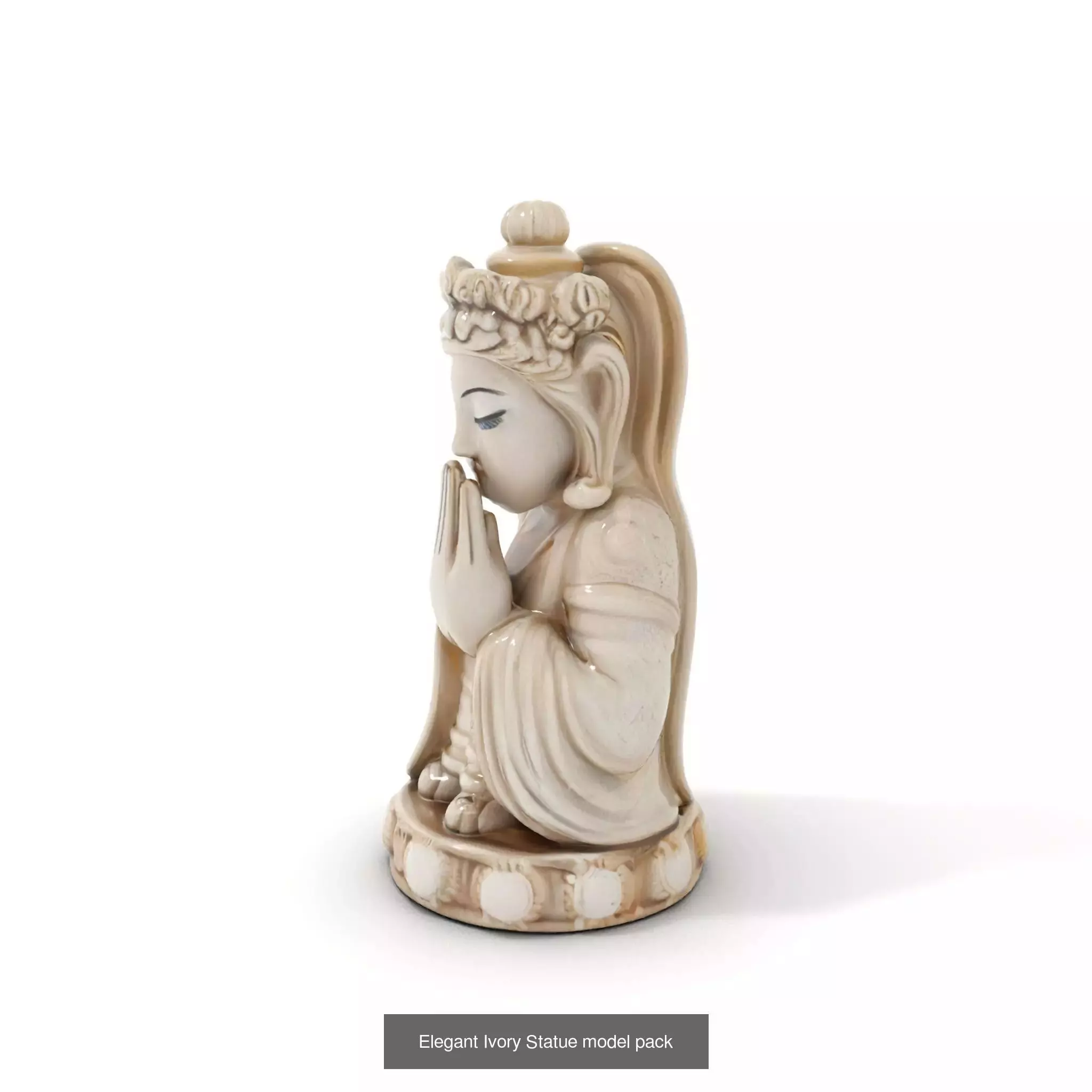 Divine Serenity Statues Pack 3D Model Collection_37