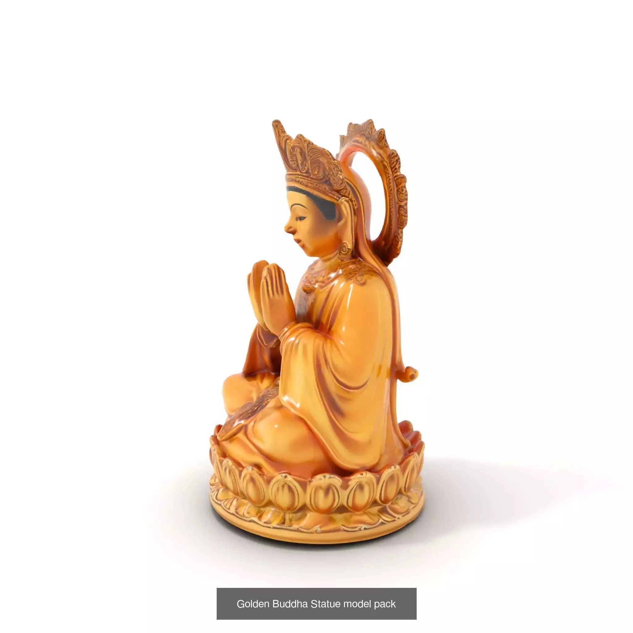 Divine Serenity Statues Pack 3D Model Collection_58