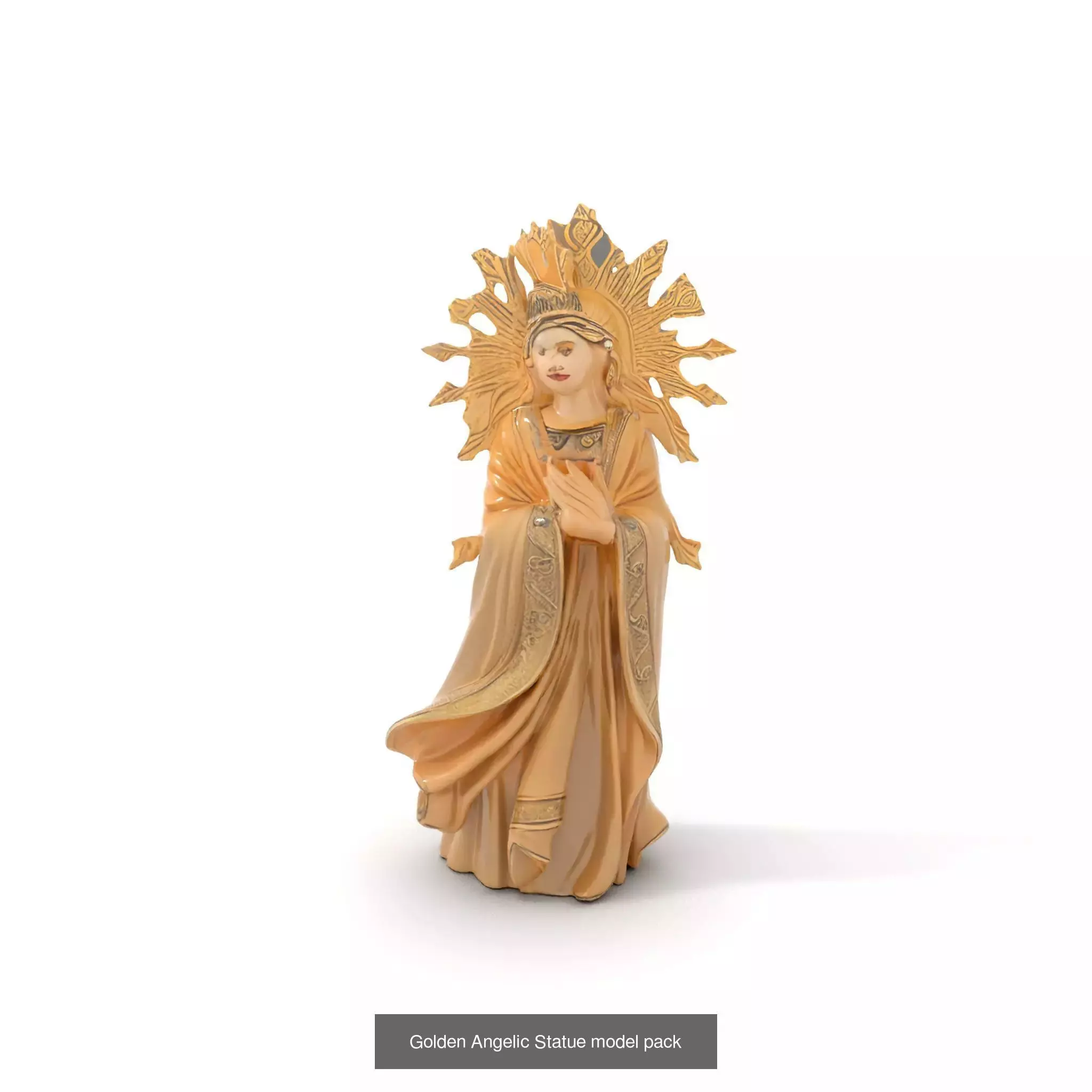 Divine Serenity Statues Pack 3D Model Collection_60
