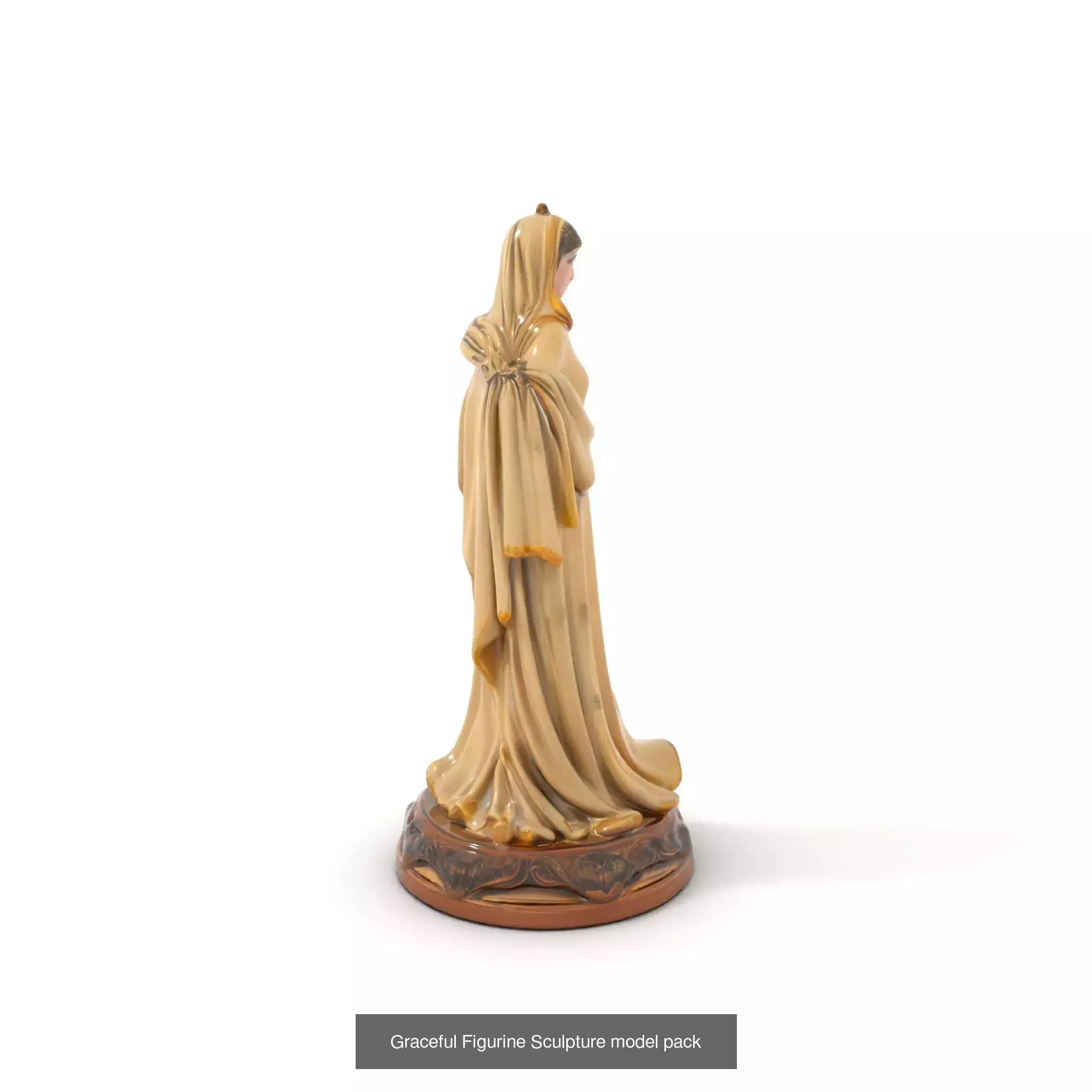 Divine Serenity Statues Pack 3D Model Collection_39