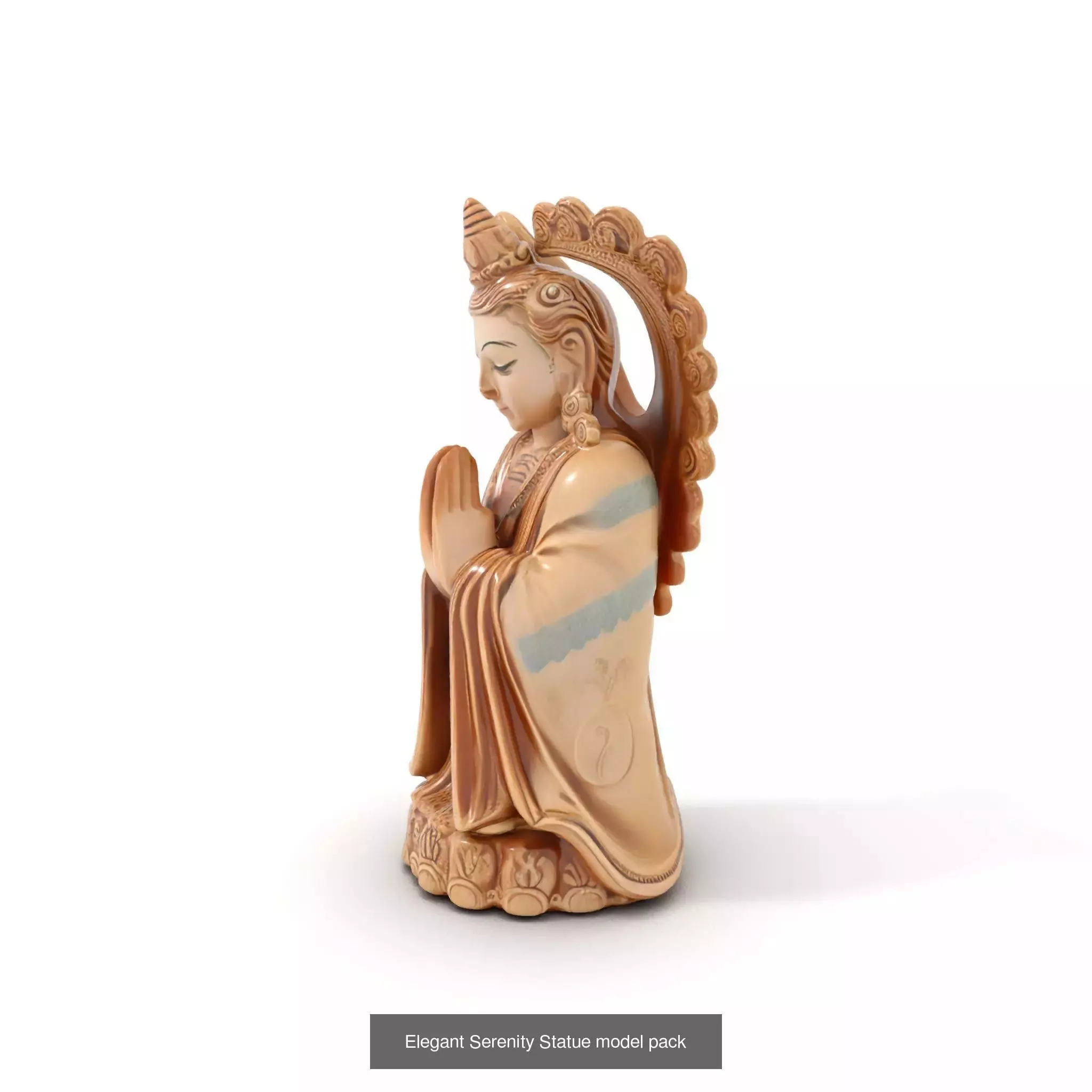 Divine Serenity Statues Pack 3D Model Collection_38