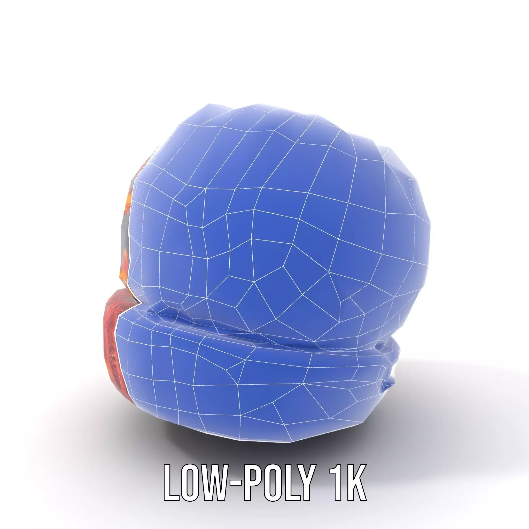 Colorful Knitted Beanie model pack Low-poly 3D model_19