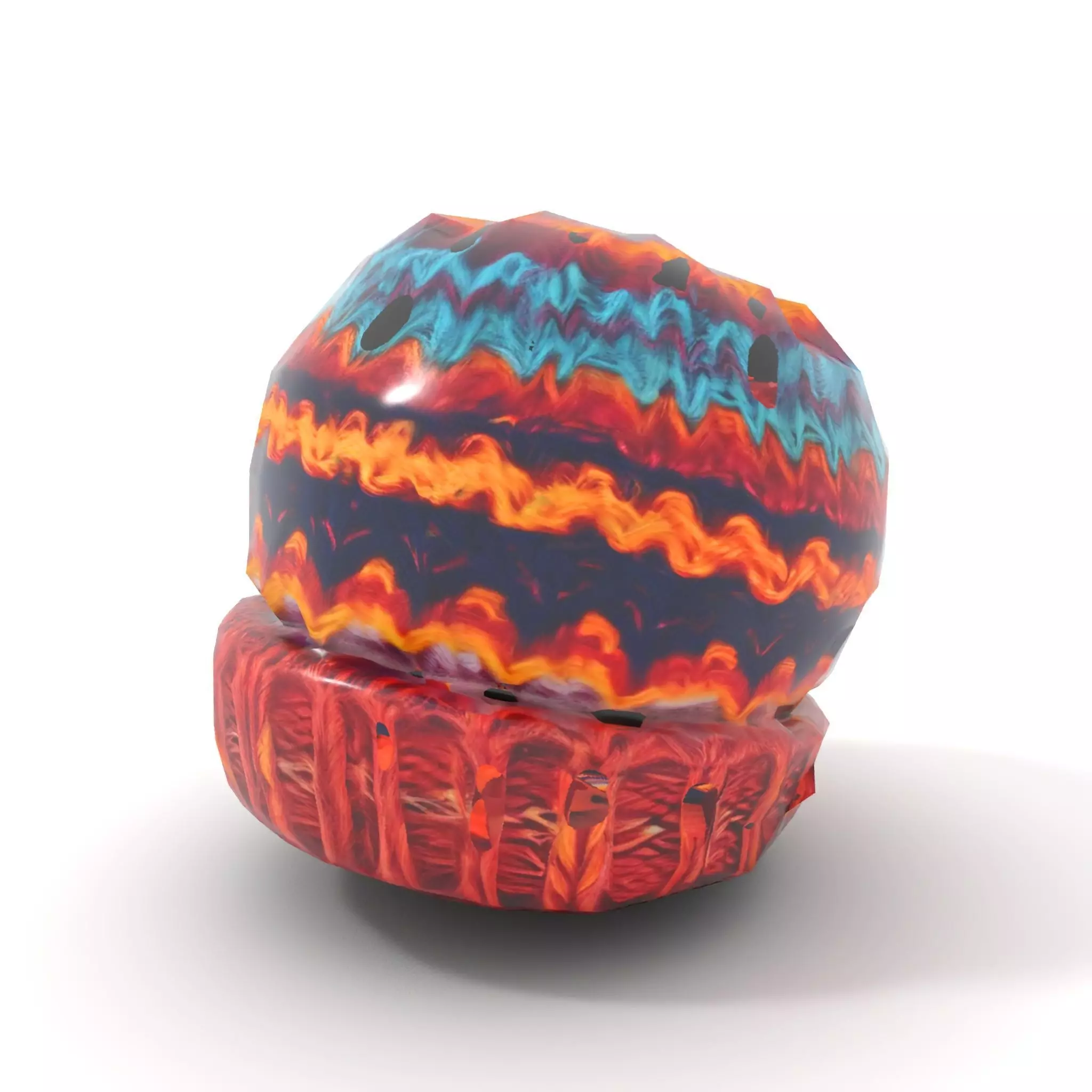 Colorful Knitted Beanie model pack Low-poly 3D model_14