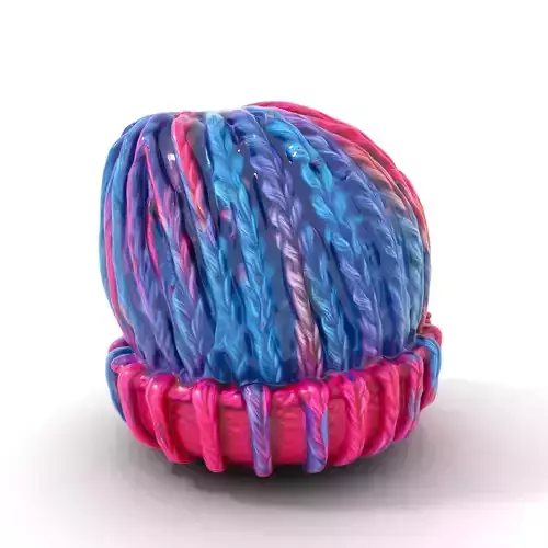 Vivid Knit Beanie model pack