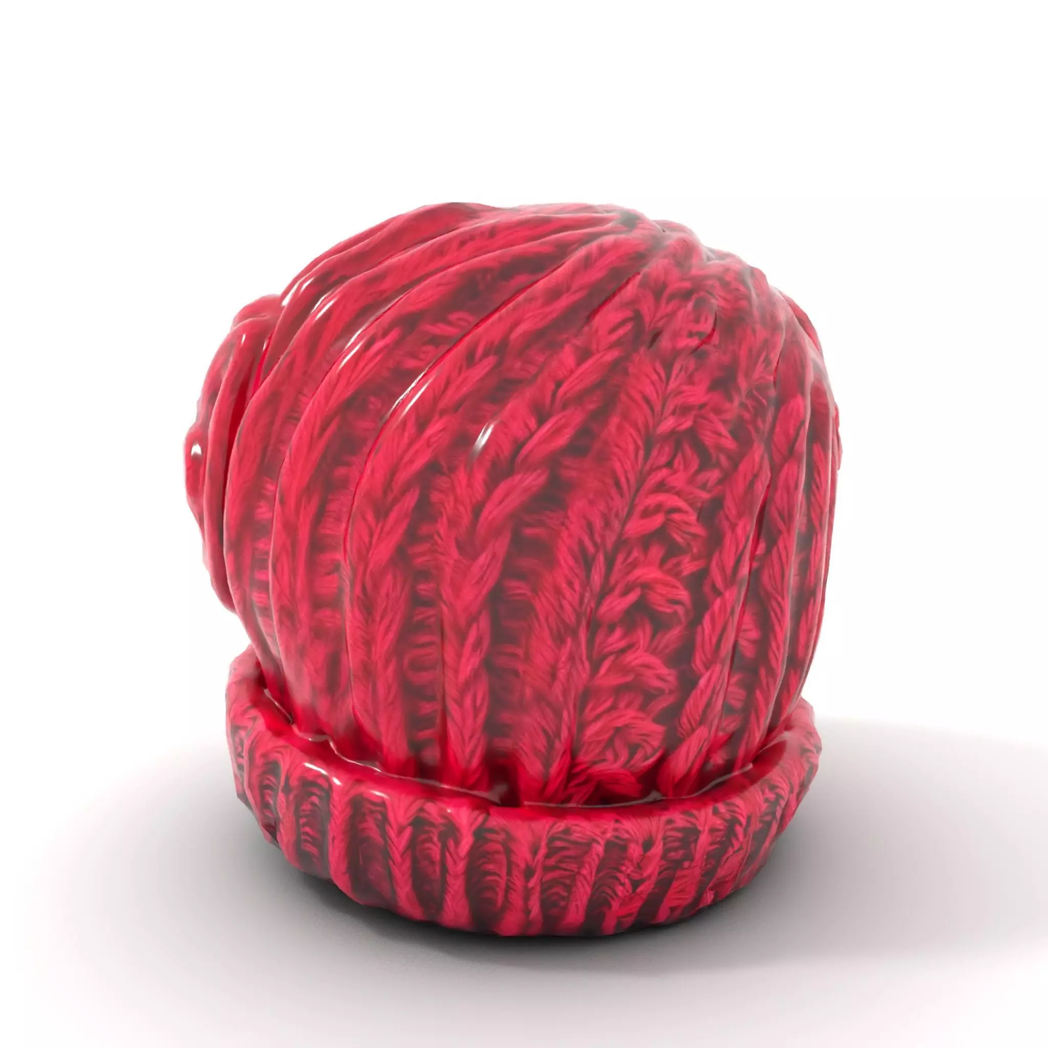 Vibrant Knit Beanie model pack Low-poly 3D model_6