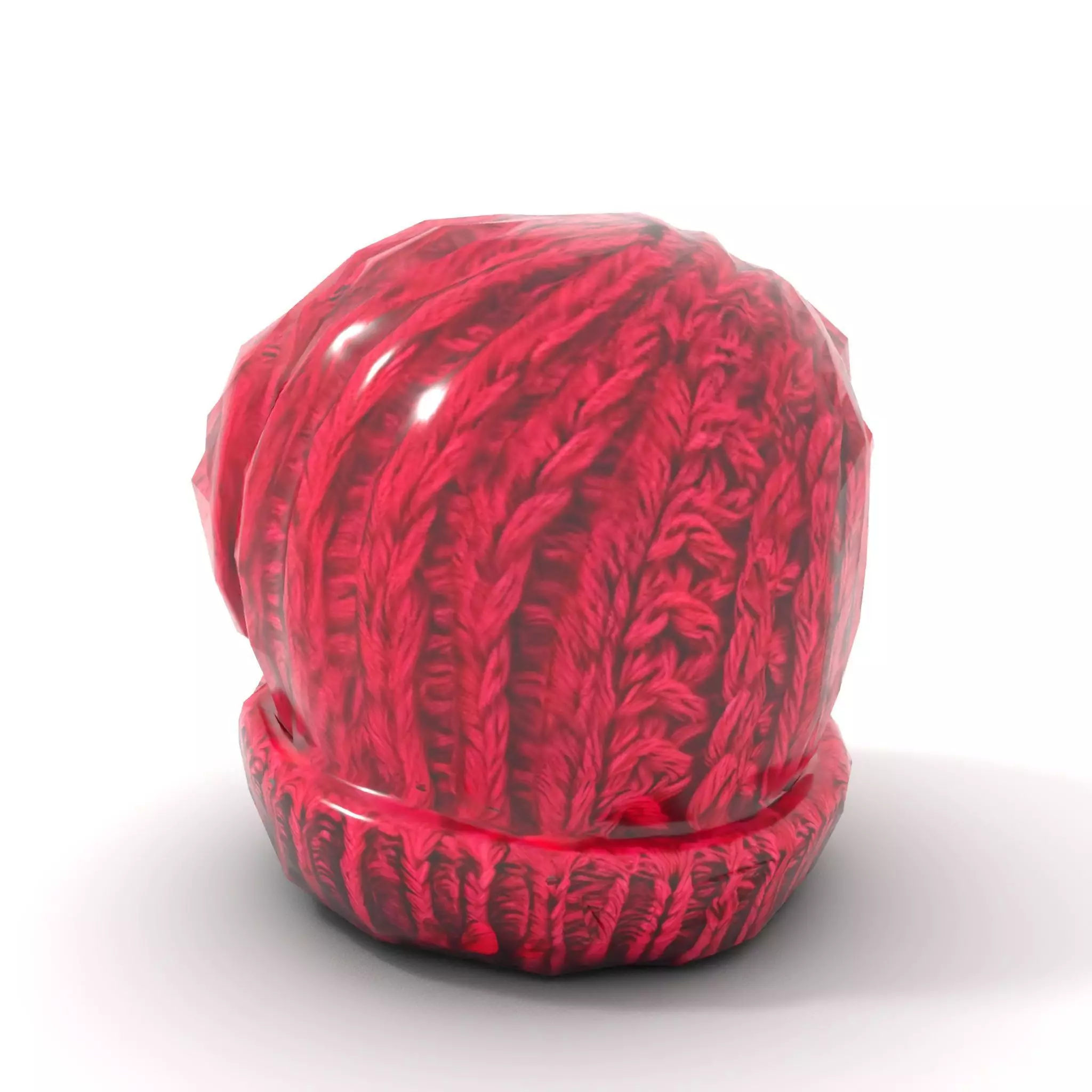 Vibrant Knit Beanie model pack Low-poly 3D model_9