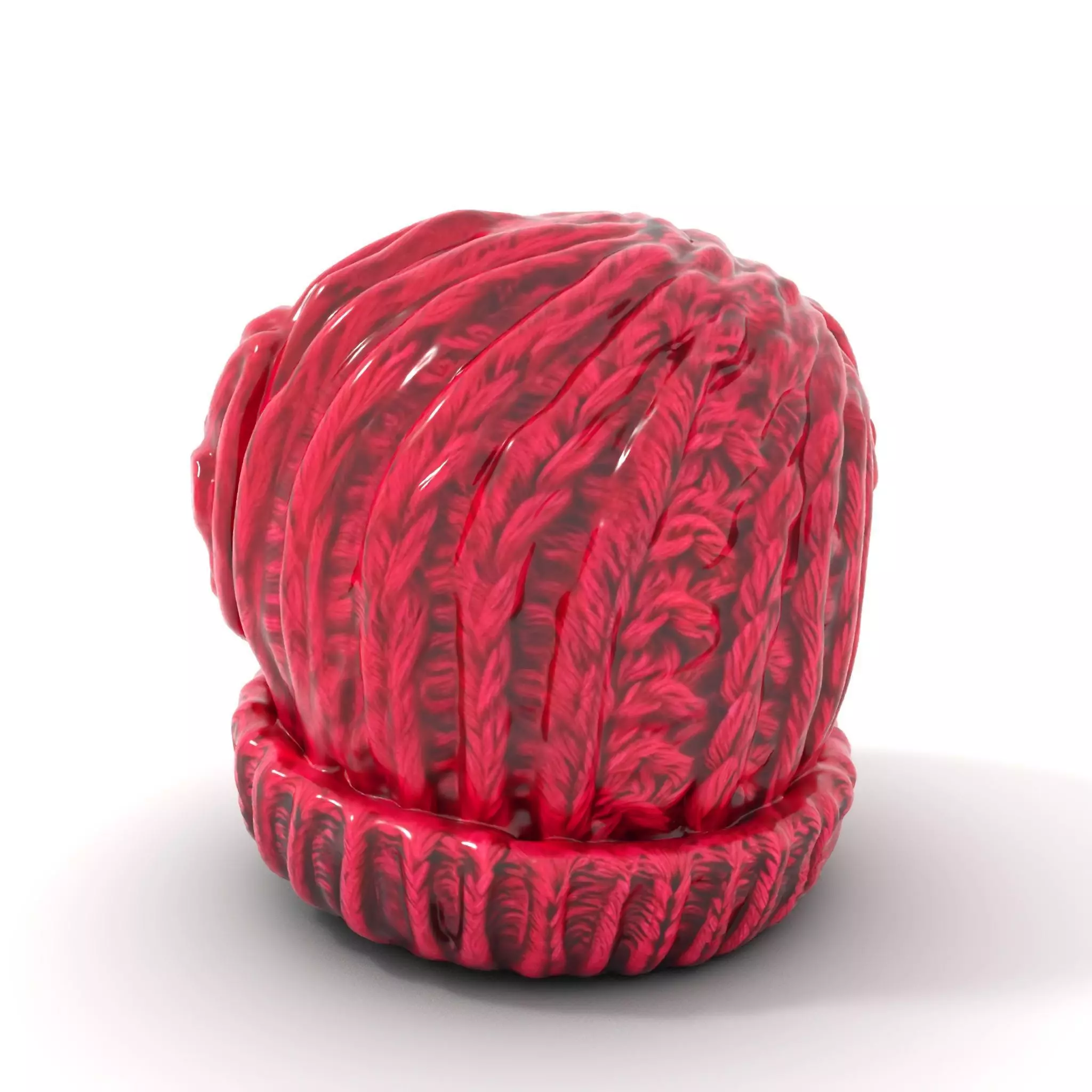 Vibrant Knit Beanie model pack Low-poly 3D model_0