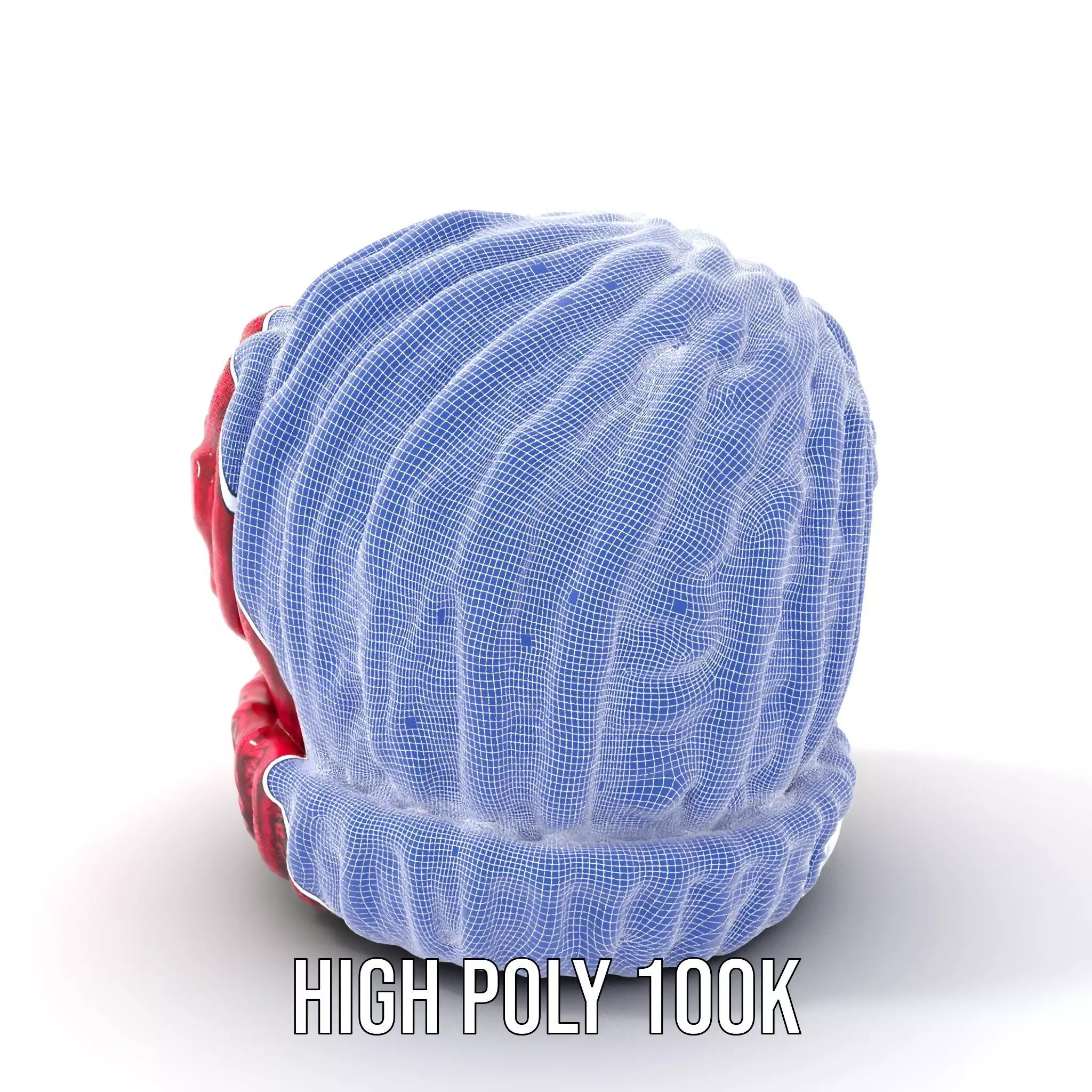 Vibrant Knit Beanie model pack Low-poly 3D model_4