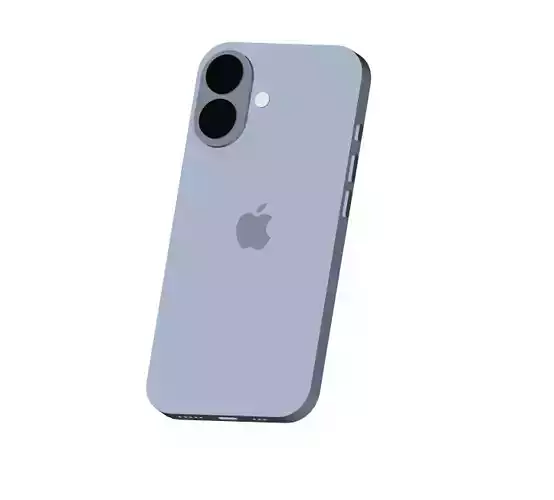 CAD model of the Apple iPhone 17