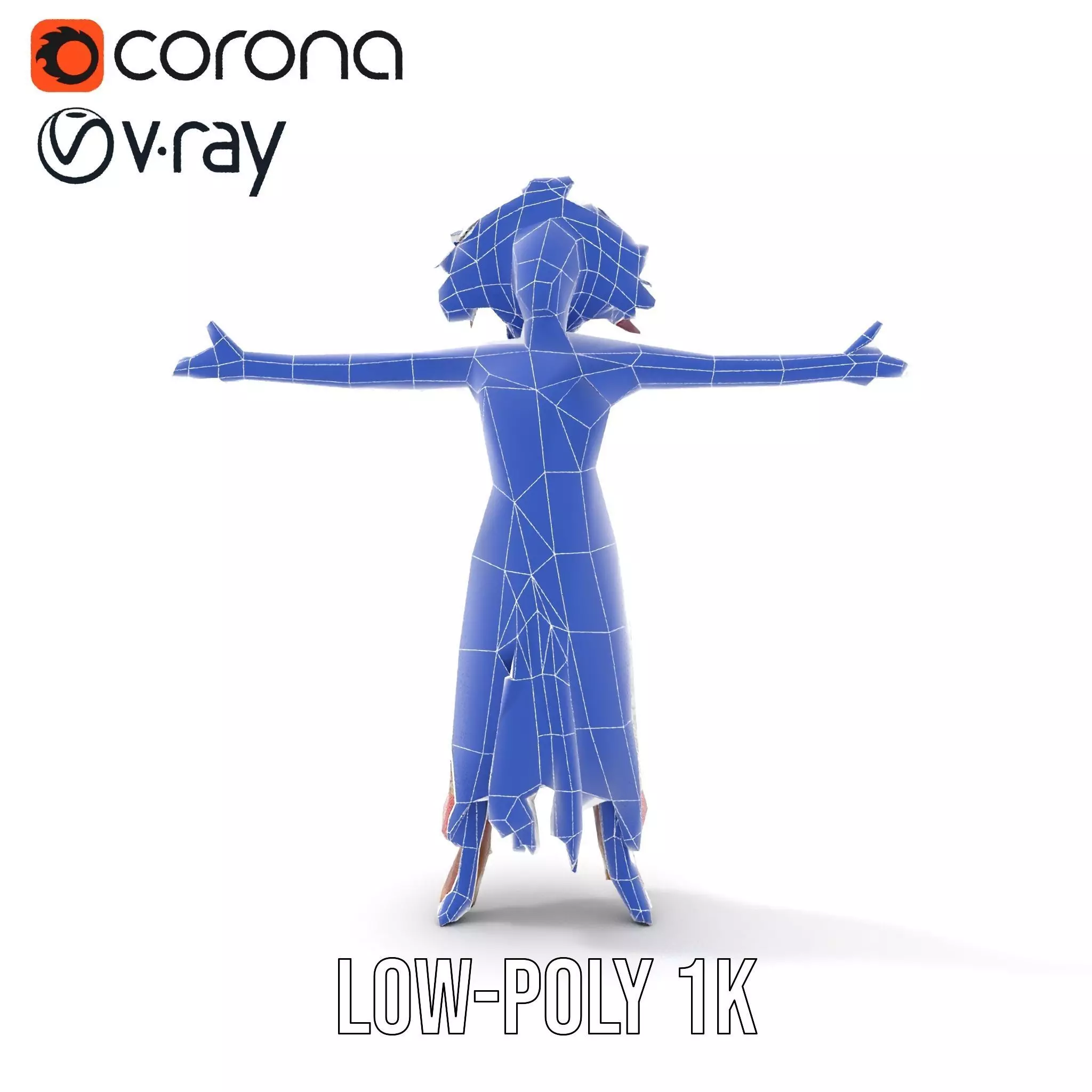 Regal Carnival Attire model pack Low-poly 3D model_28