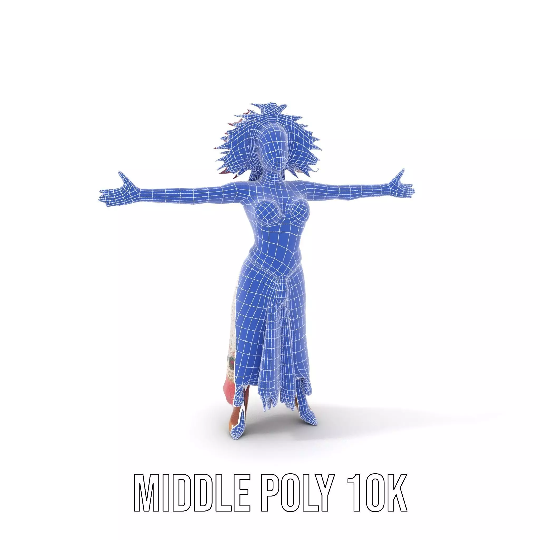 Regal Carnival Attire model pack Low-poly 3D model_27