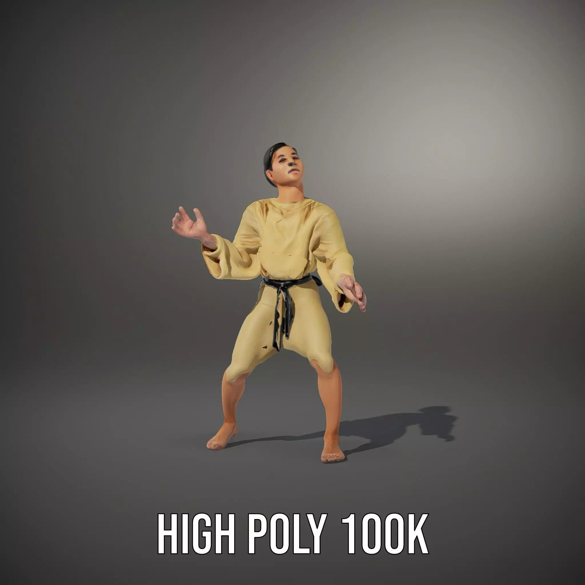 Karate Gi Enthusiast model pack Low-poly 3D model_8