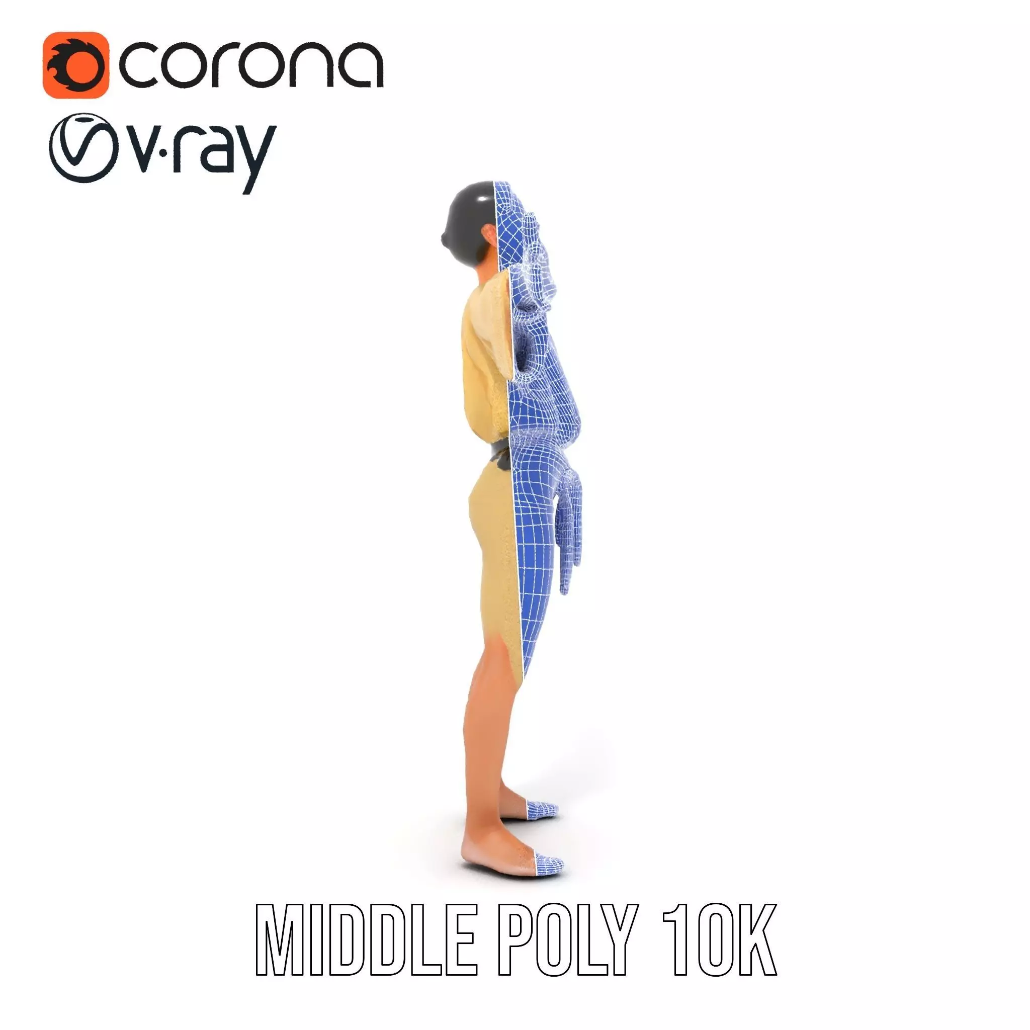 Karate Gi Enthusiast model pack Low-poly 3D model_26