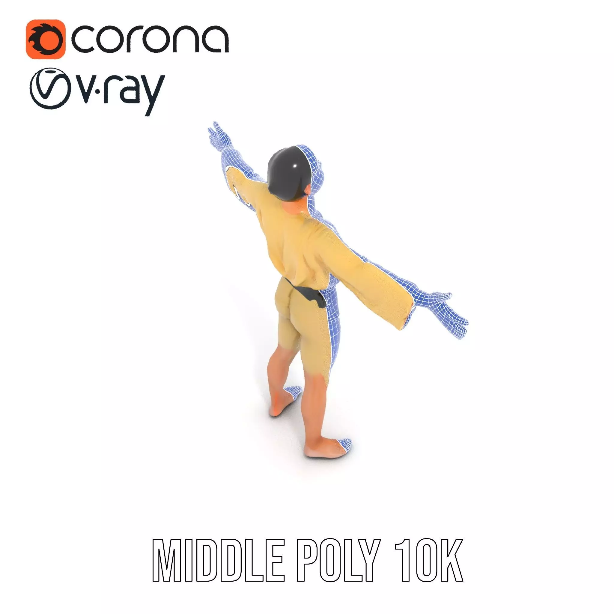 Karate Gi Enthusiast model pack Low-poly 3D model_18