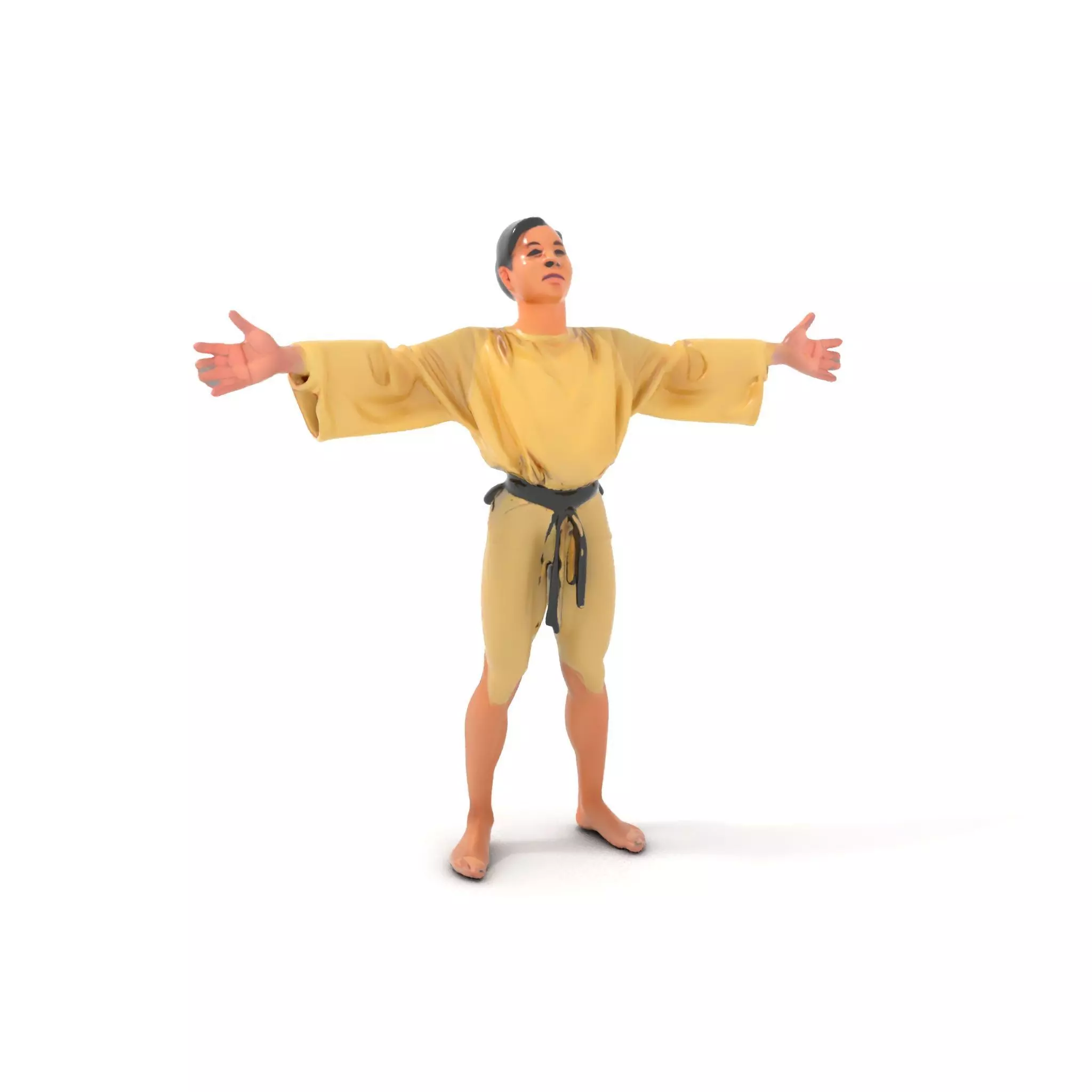 Karate Gi Enthusiast model pack Low-poly 3D model_0