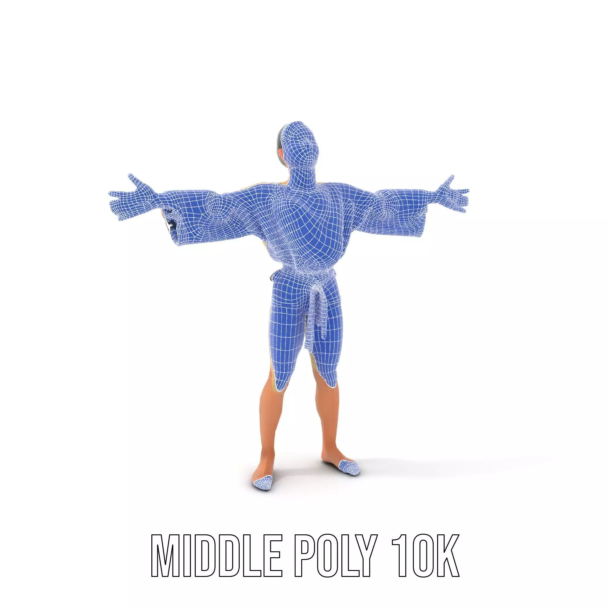 Karate Gi Enthusiast model pack Low-poly 3D model_11