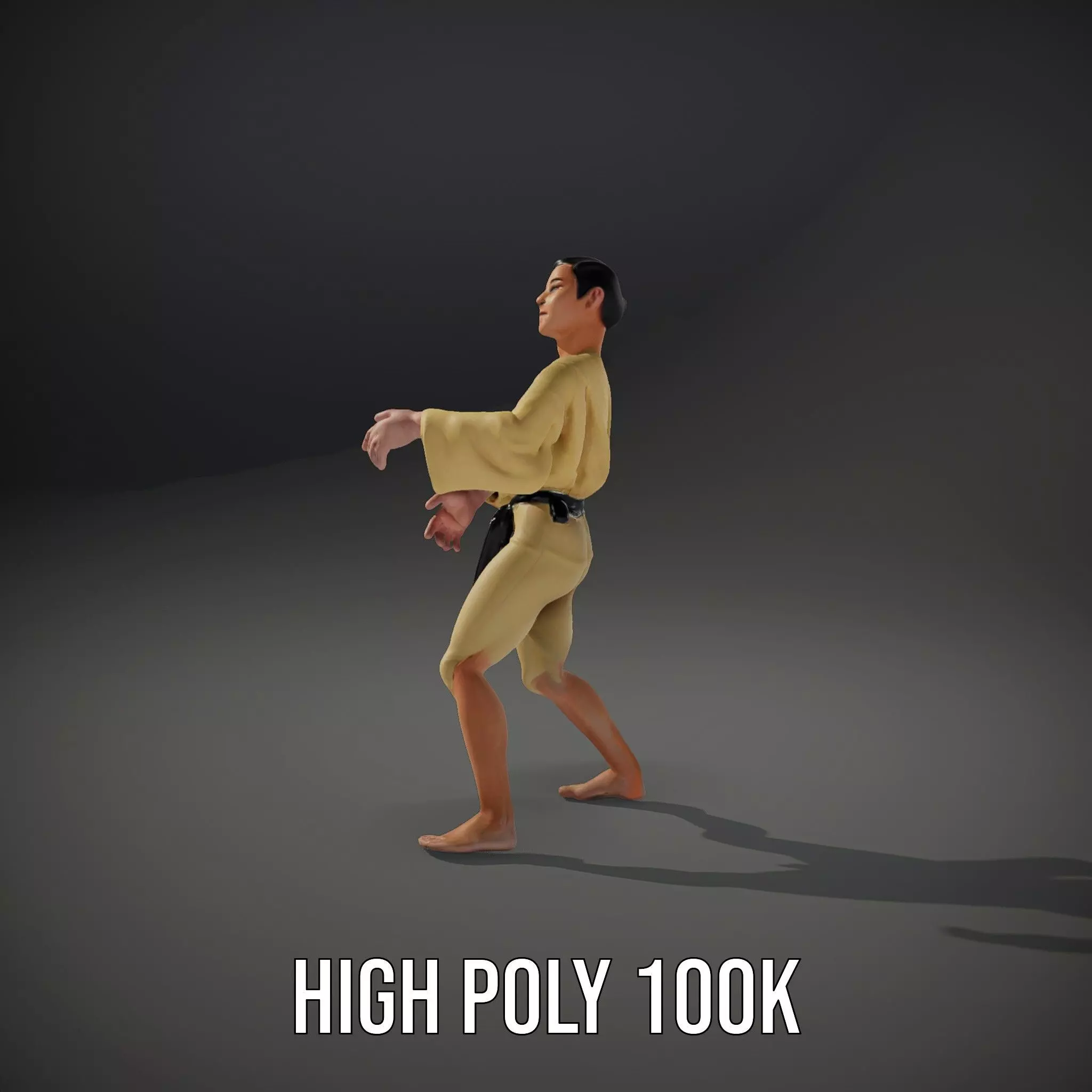 Karate Gi Enthusiast model pack Low-poly 3D model_10