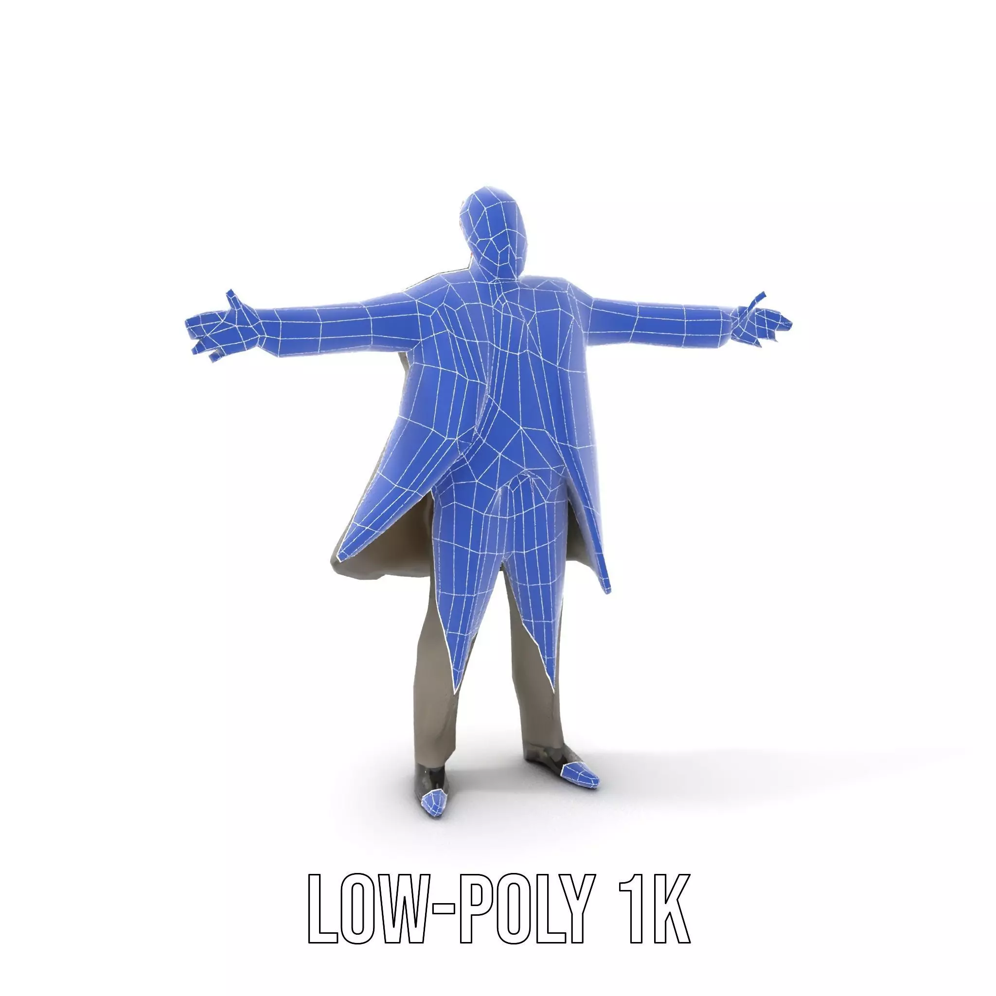 Classic Gray Suit model pack Low-poly 3D model_30