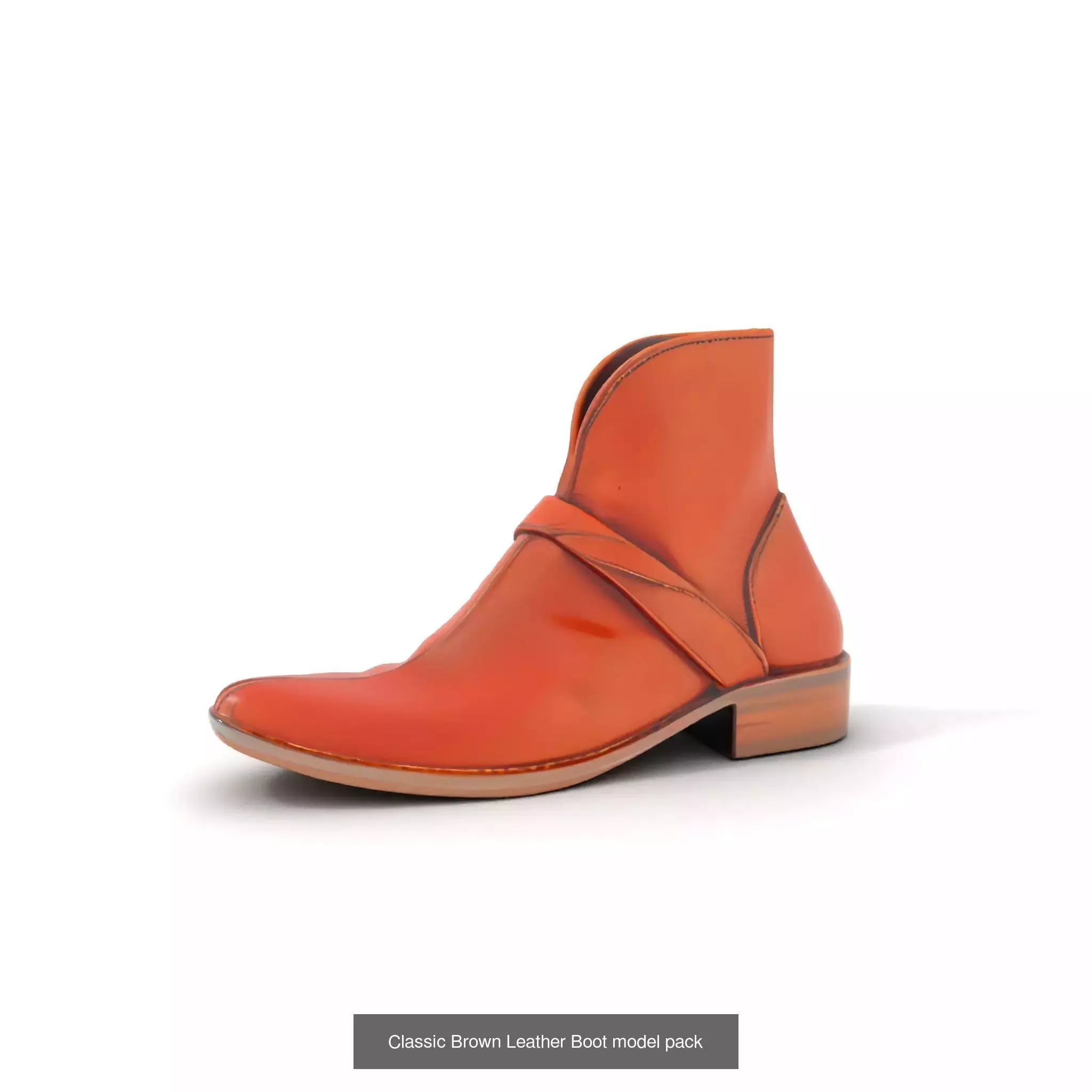 Chic Footwear Models Pack 3D Model Collection_39