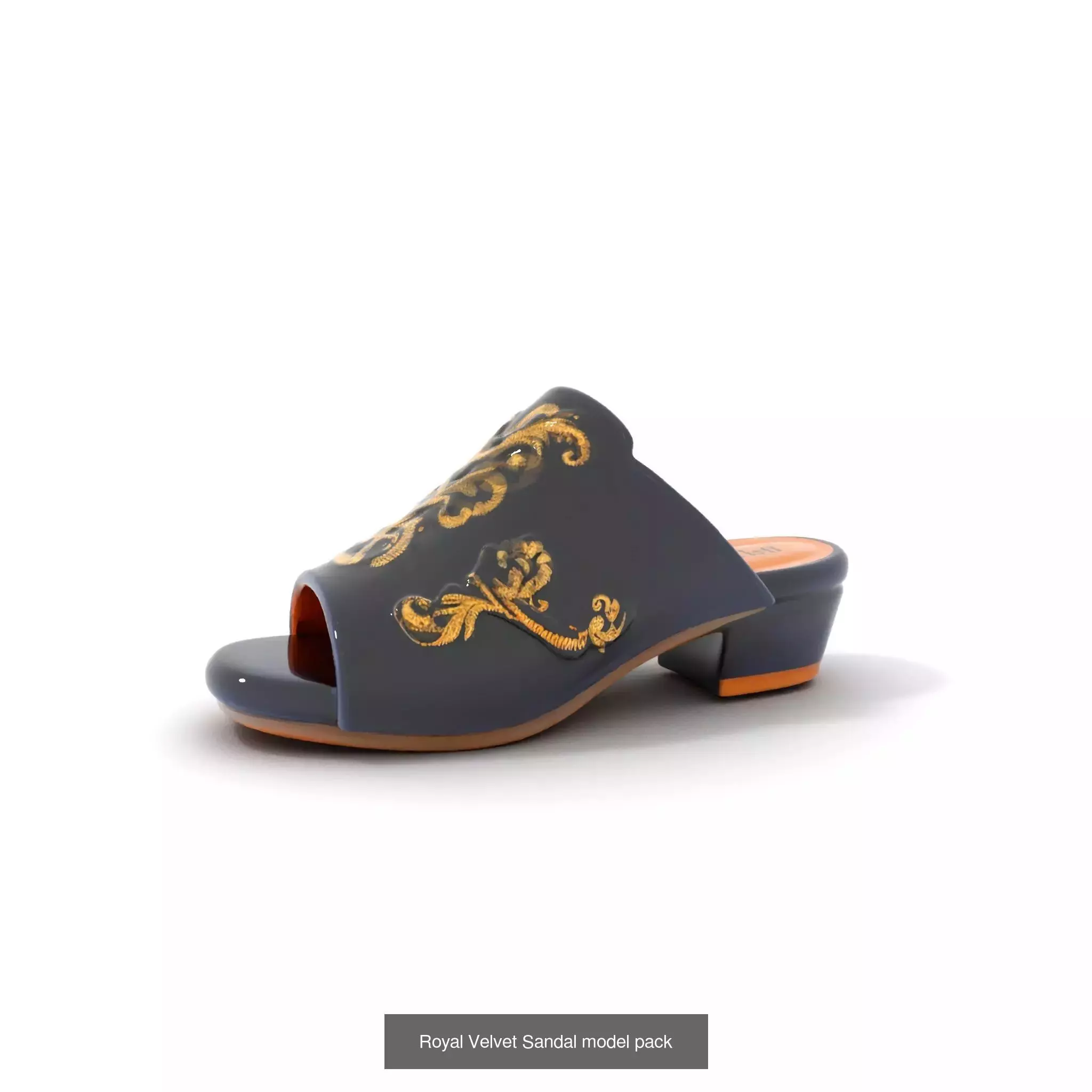 Chic Footwear Models Pack 3D Model Collection_27