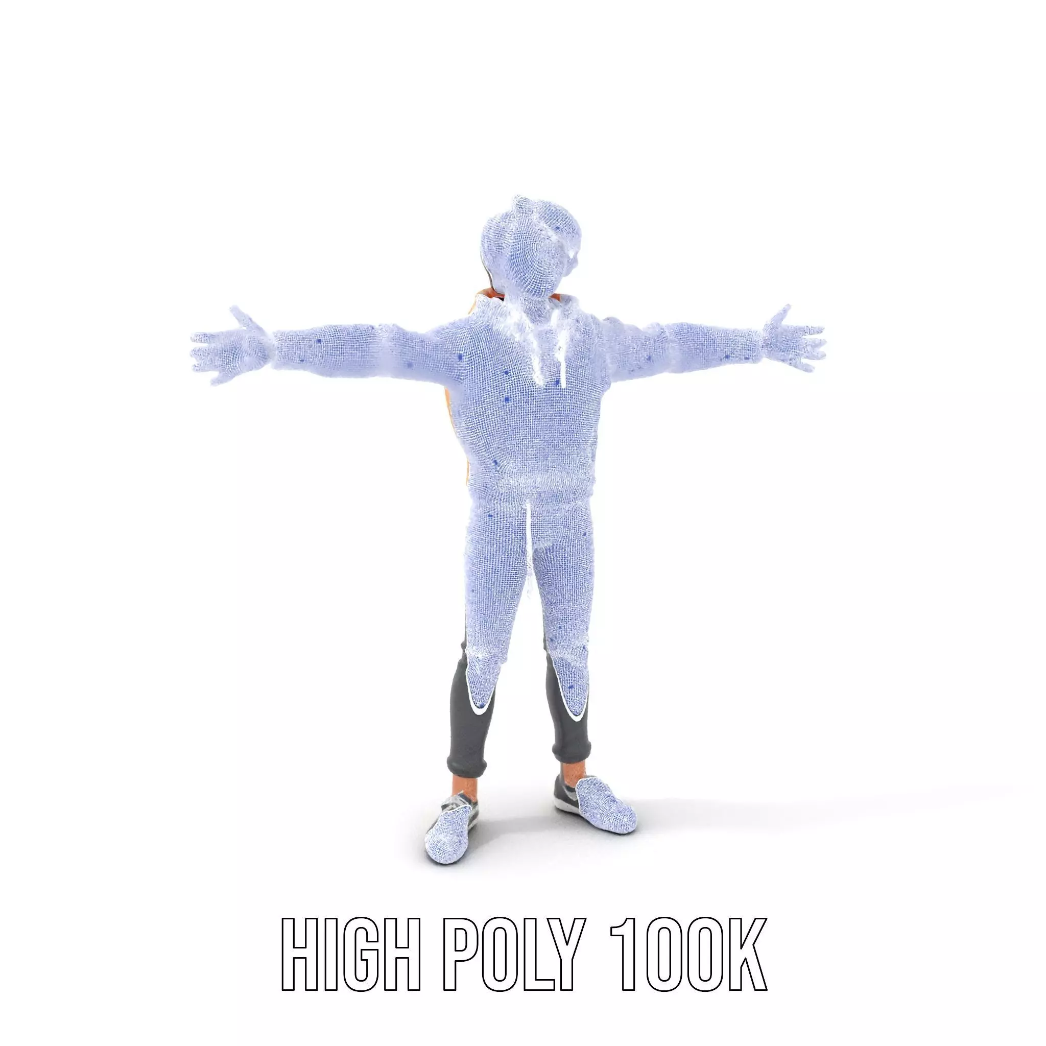 Casual Youth Outfit model pack Low-poly 3D model_4