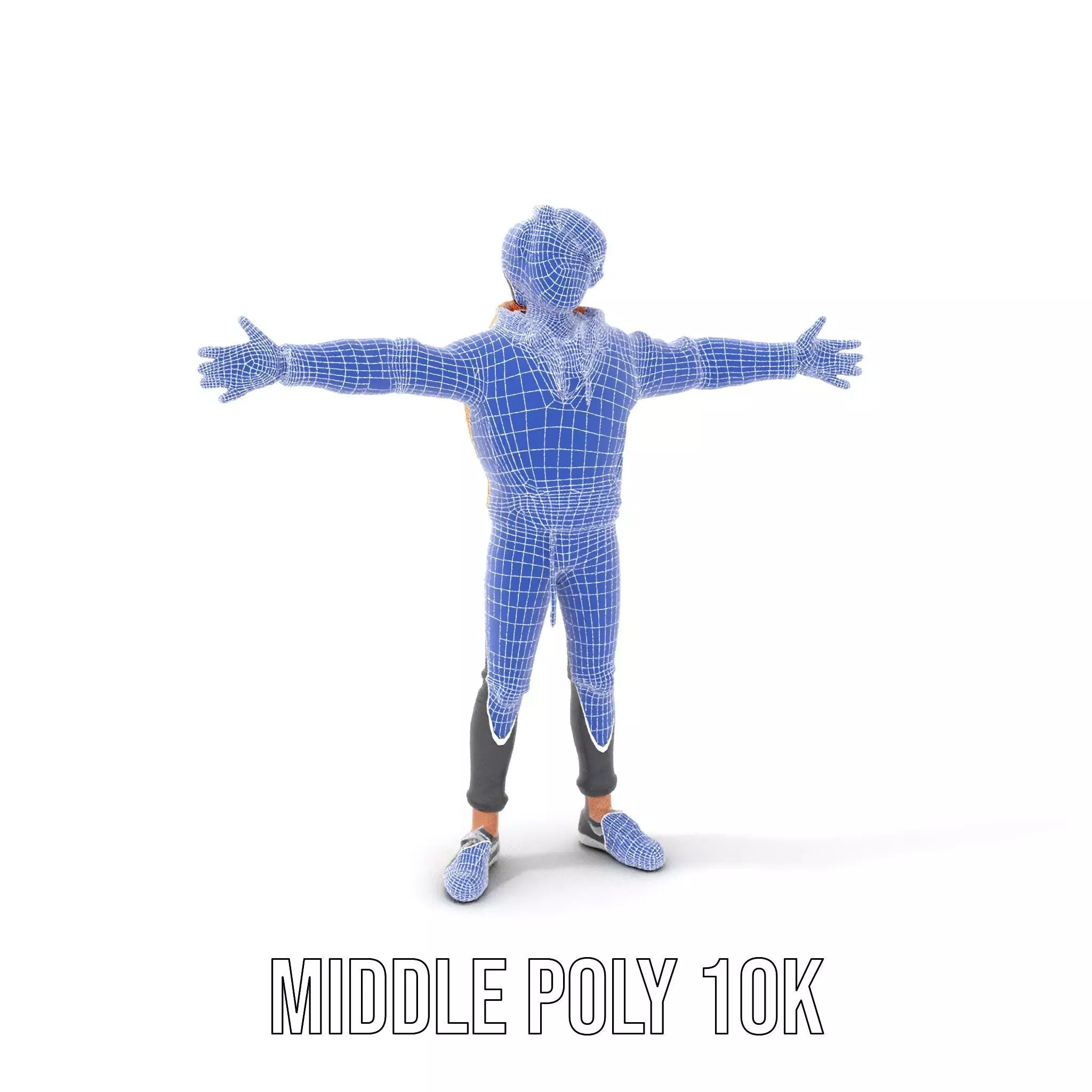 Casual Youth Outfit model pack Low-poly 3D model_15