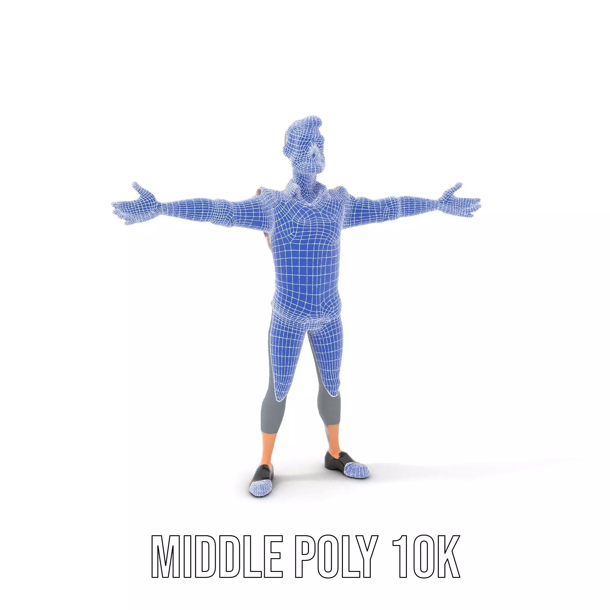 Plaid Shirt Character model pack Low-poly 3D model_16